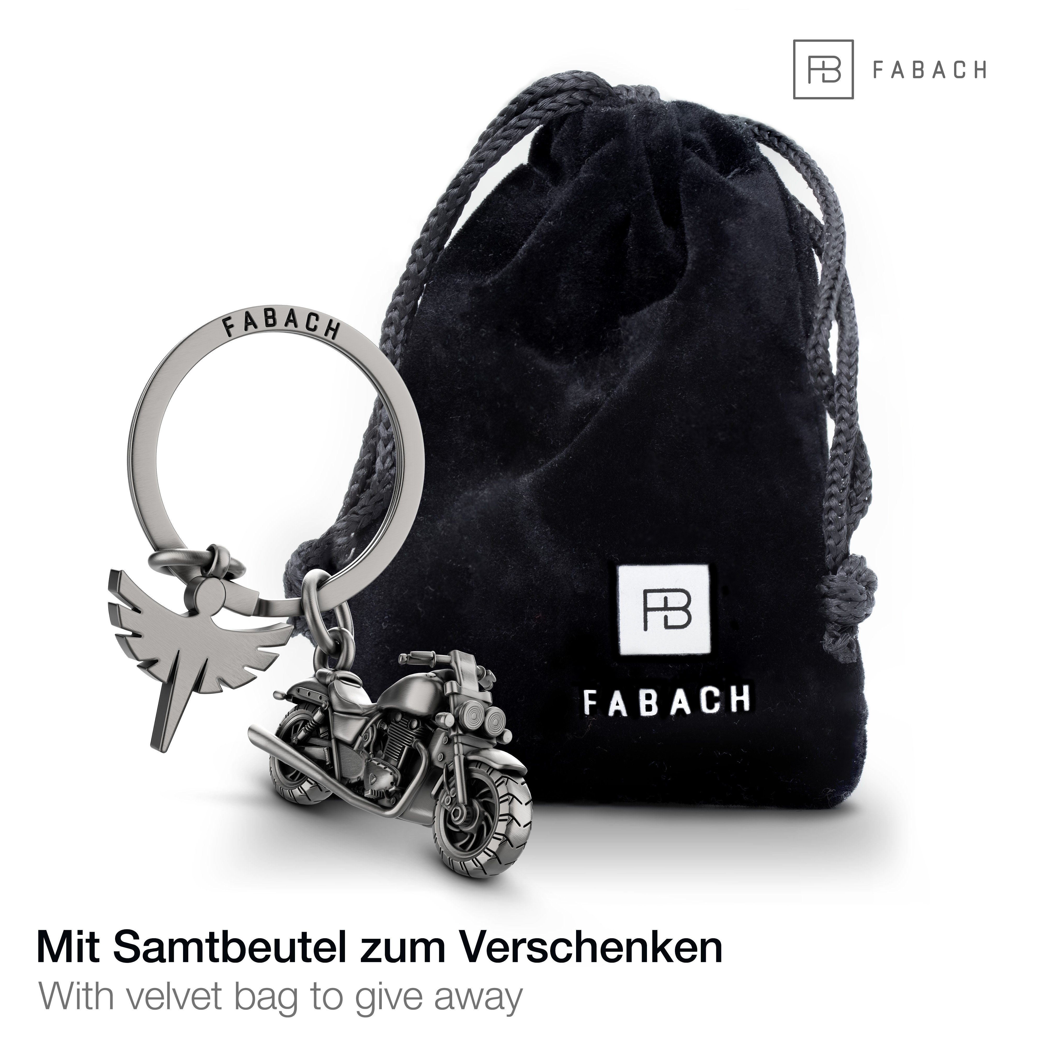 FABACH Schlüsselanhänger Chopper Motorrad mit Schutzengel günstig online kaufen