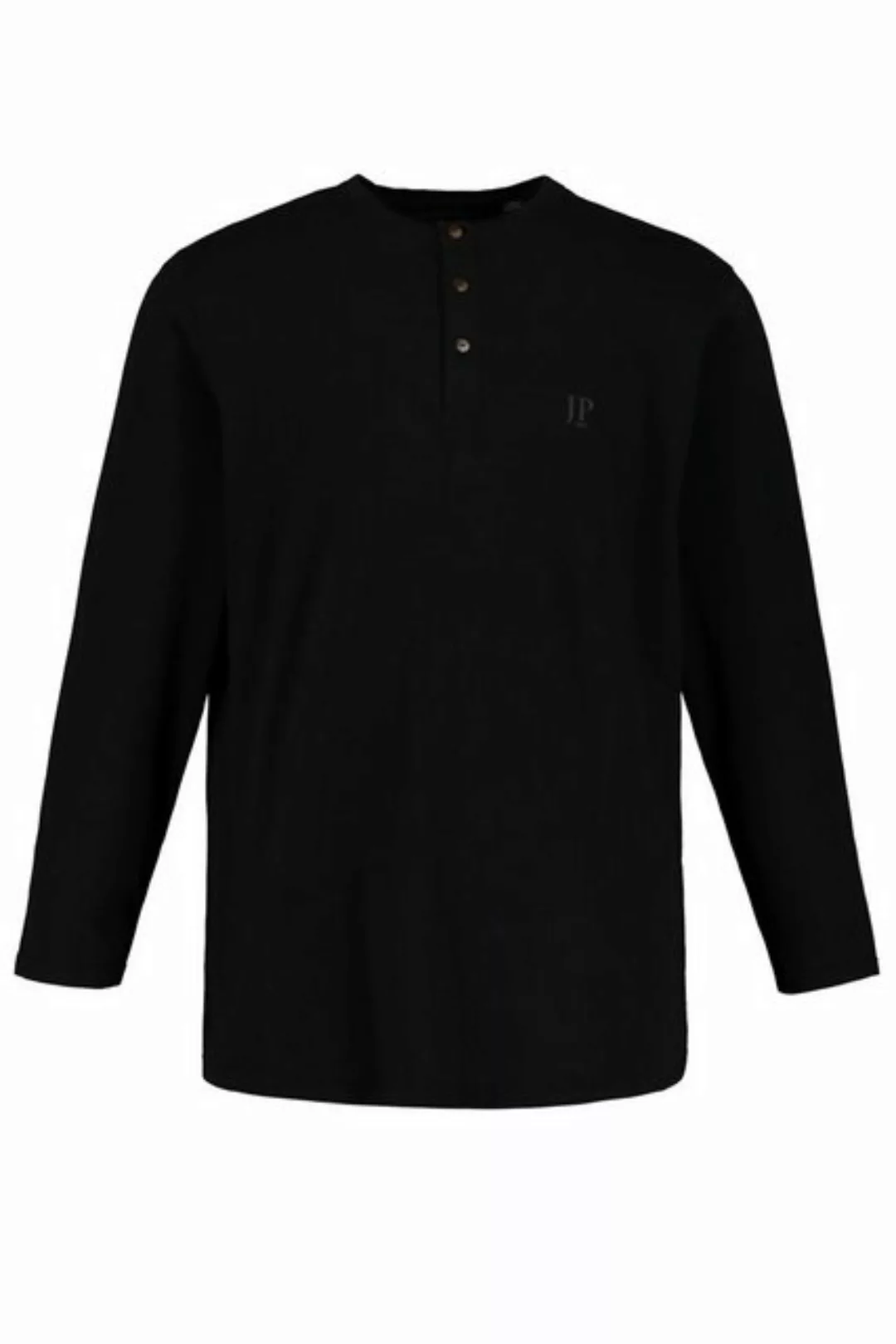 JP1880 T-Shirt JP 1880 Henley Basic Shirt Langarm Knopfleiste günstig online kaufen