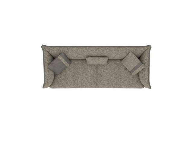 JVmoebel 3-Sitzer Grau Sofa Dreisitzer Möbel Polstermöbel Wohnzimmer Einric günstig online kaufen