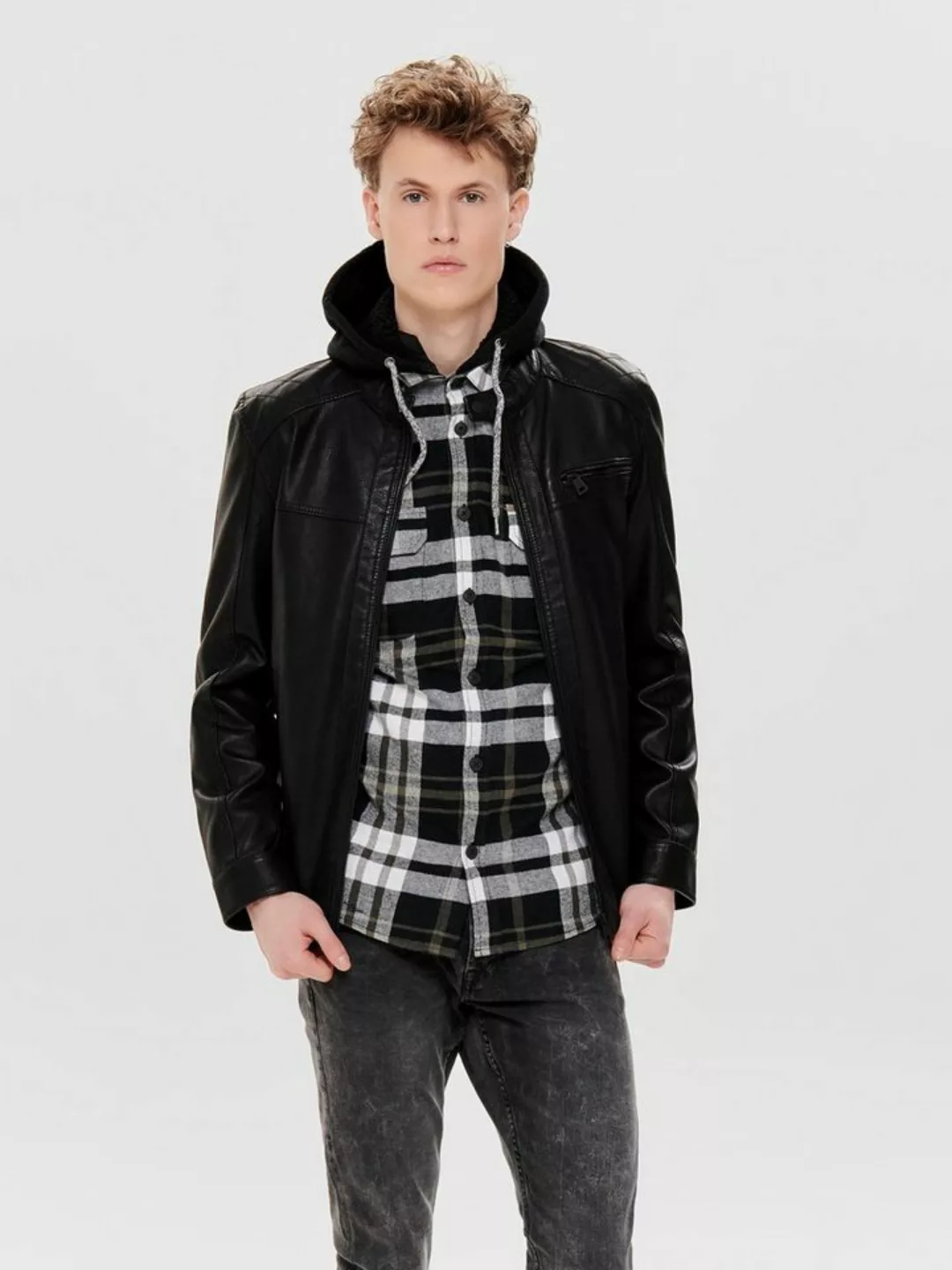 ONLY & SONS Bikerjacke Biker Jacke günstig online kaufen