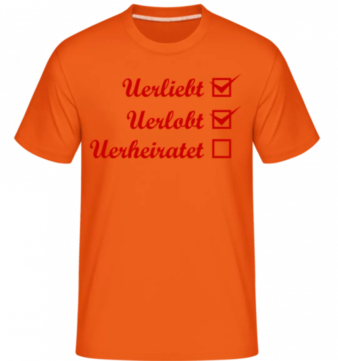 Verliebt Verlobt Verheiratet · Shirtinator Männer T-Shirt günstig online kaufen