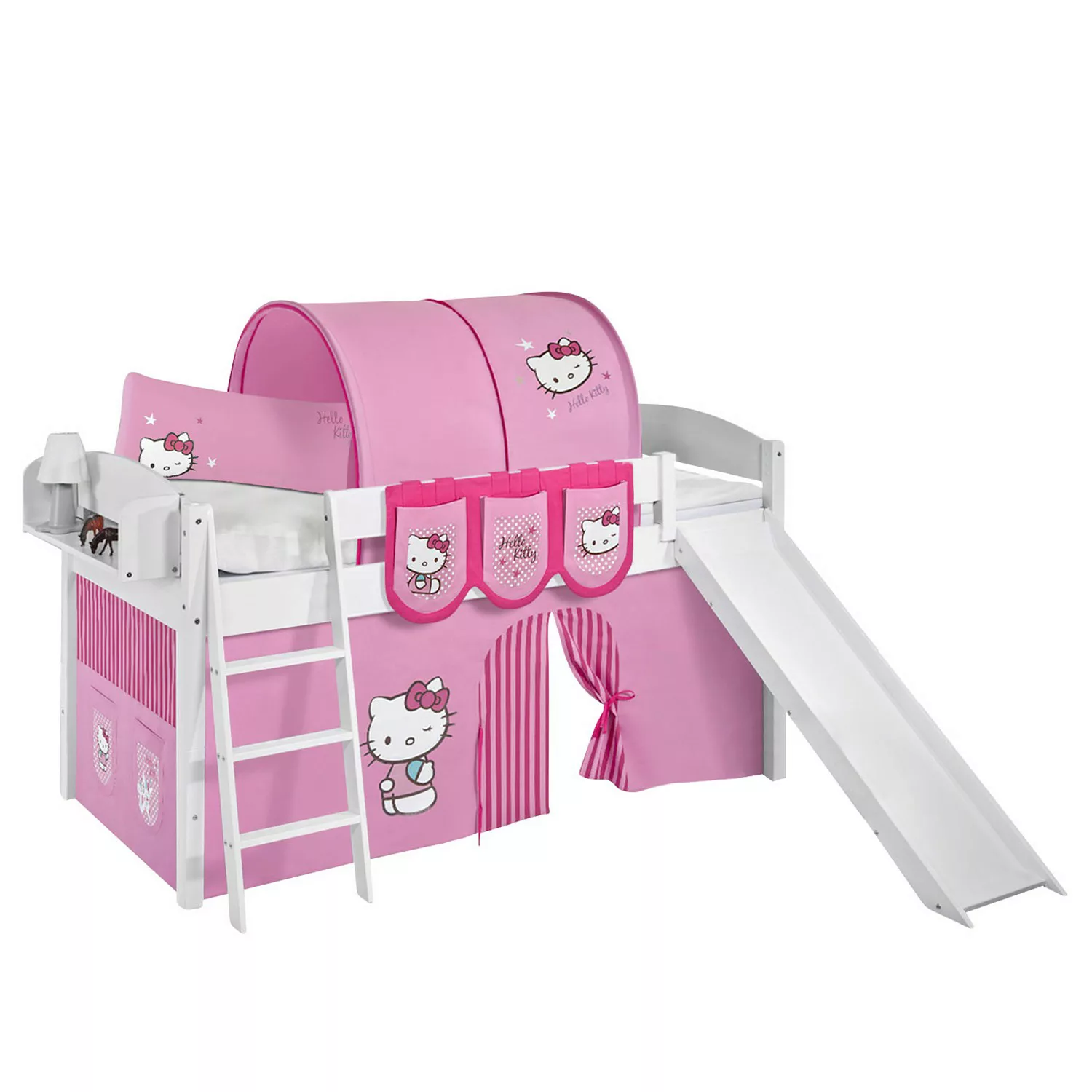 Lilokids Hochbett Spielbett IDA 4106 Hello Kitty - Teilbares Systemhochbett günstig online kaufen