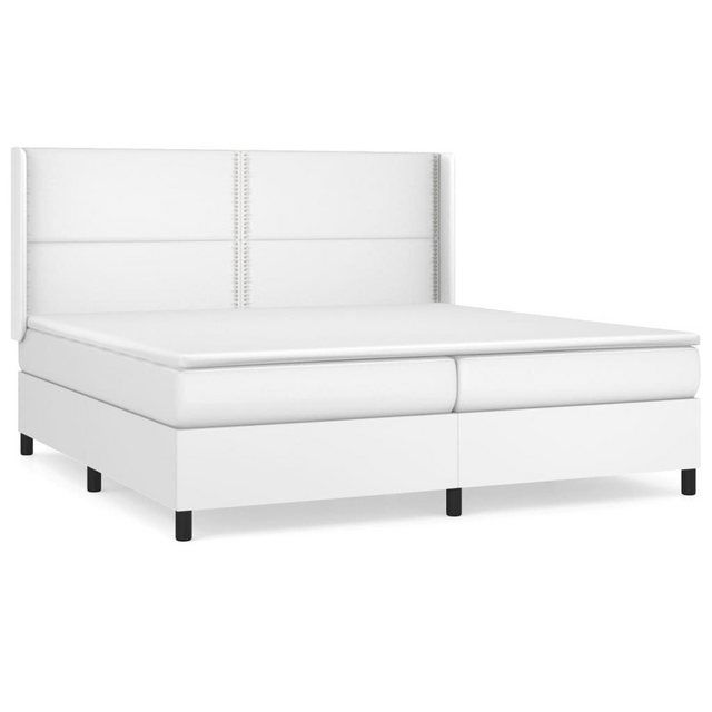 vidaXL Boxspringbett Bett Boxspringbett Kunstleder komplett mit Matratze & günstig online kaufen