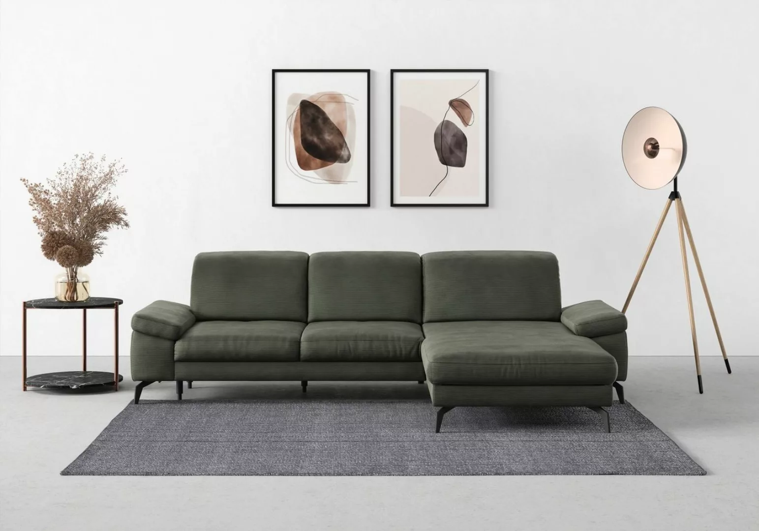 sit&more Ecksofa Cabana L-Form, Recamiere, wahlweise mit Sitztiefen-, Armle günstig online kaufen