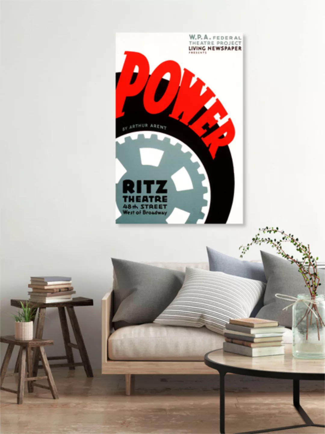 Poster / Leinwandbild - Power günstig online kaufen