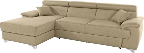 DOMO collection Ecksofa "Mira L-Form", wahlweise mit Bettfunktion und Bettk günstig online kaufen