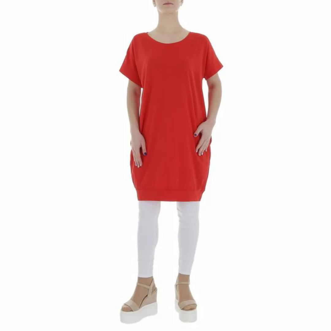 Ital-Design Tunikashirt Damen Freizeit (85987303) Stretch Top & Shirt in Ro günstig online kaufen