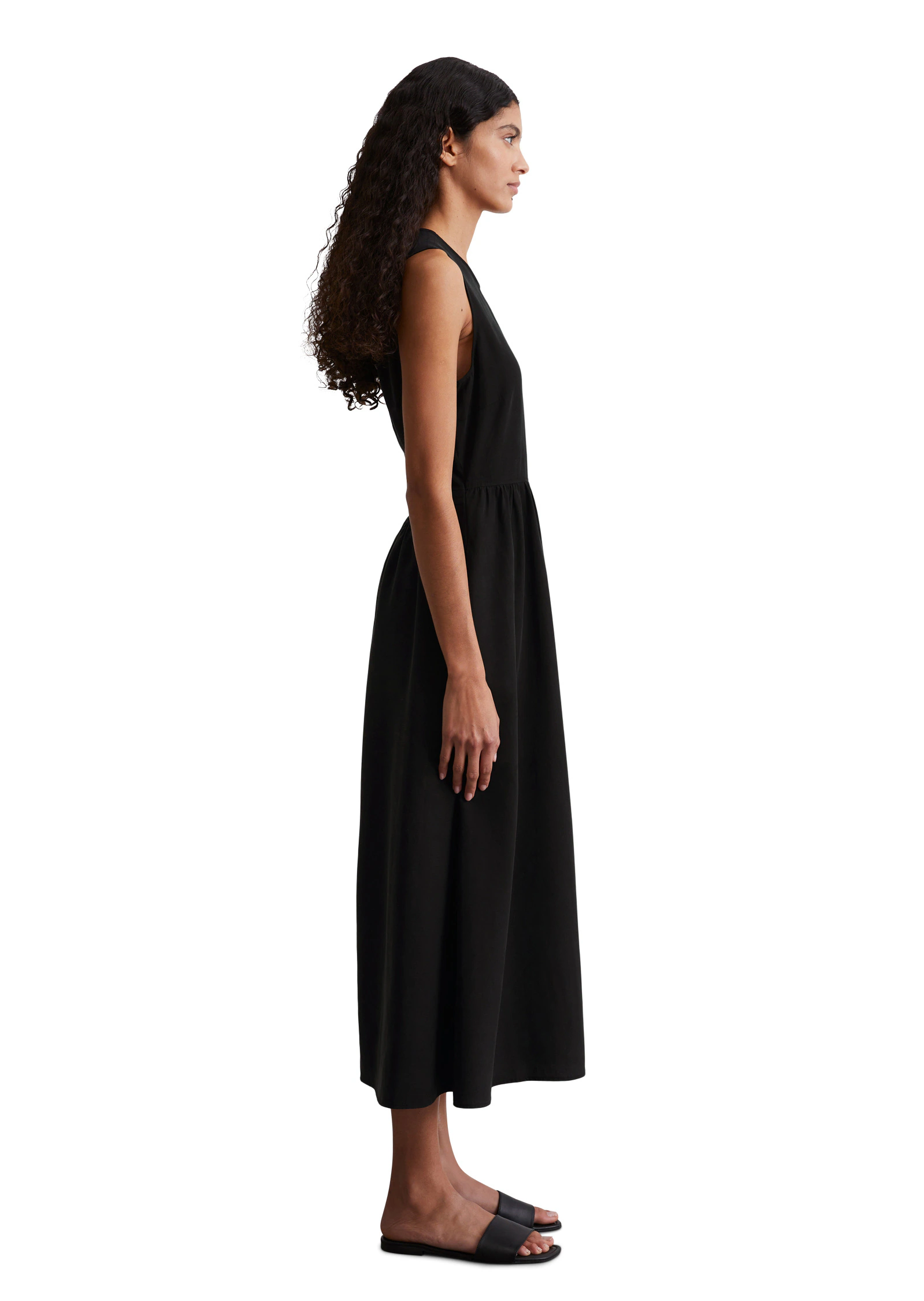 Marc OPolo Midikleid "aus TENCEL™ Lyocell-Leinen-Mix" günstig online kaufen