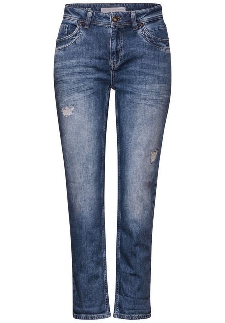 STREET ONE Loose-fit-Jeans, Middle Waist günstig online kaufen