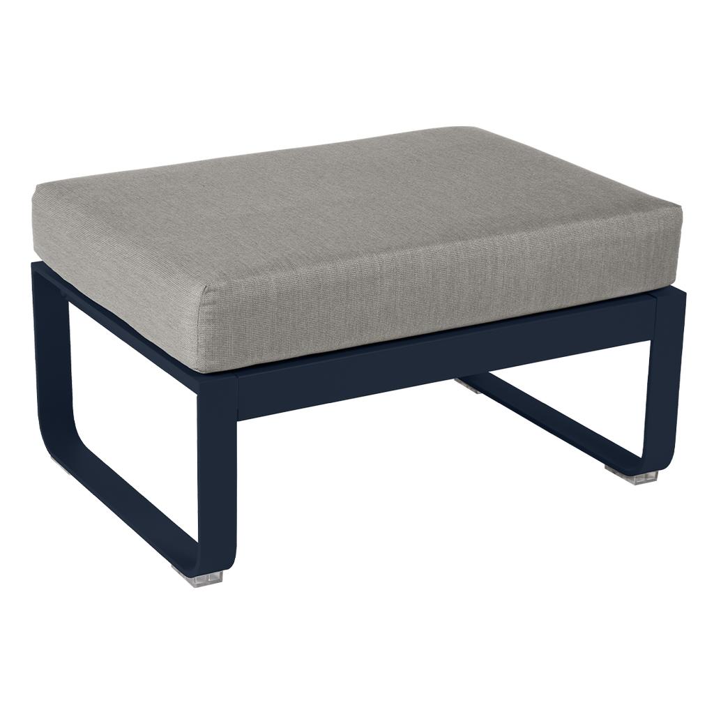 Bellevie 1-Sitzer Hocker 92 Abyssblau B8 Taupegrau günstig online kaufen