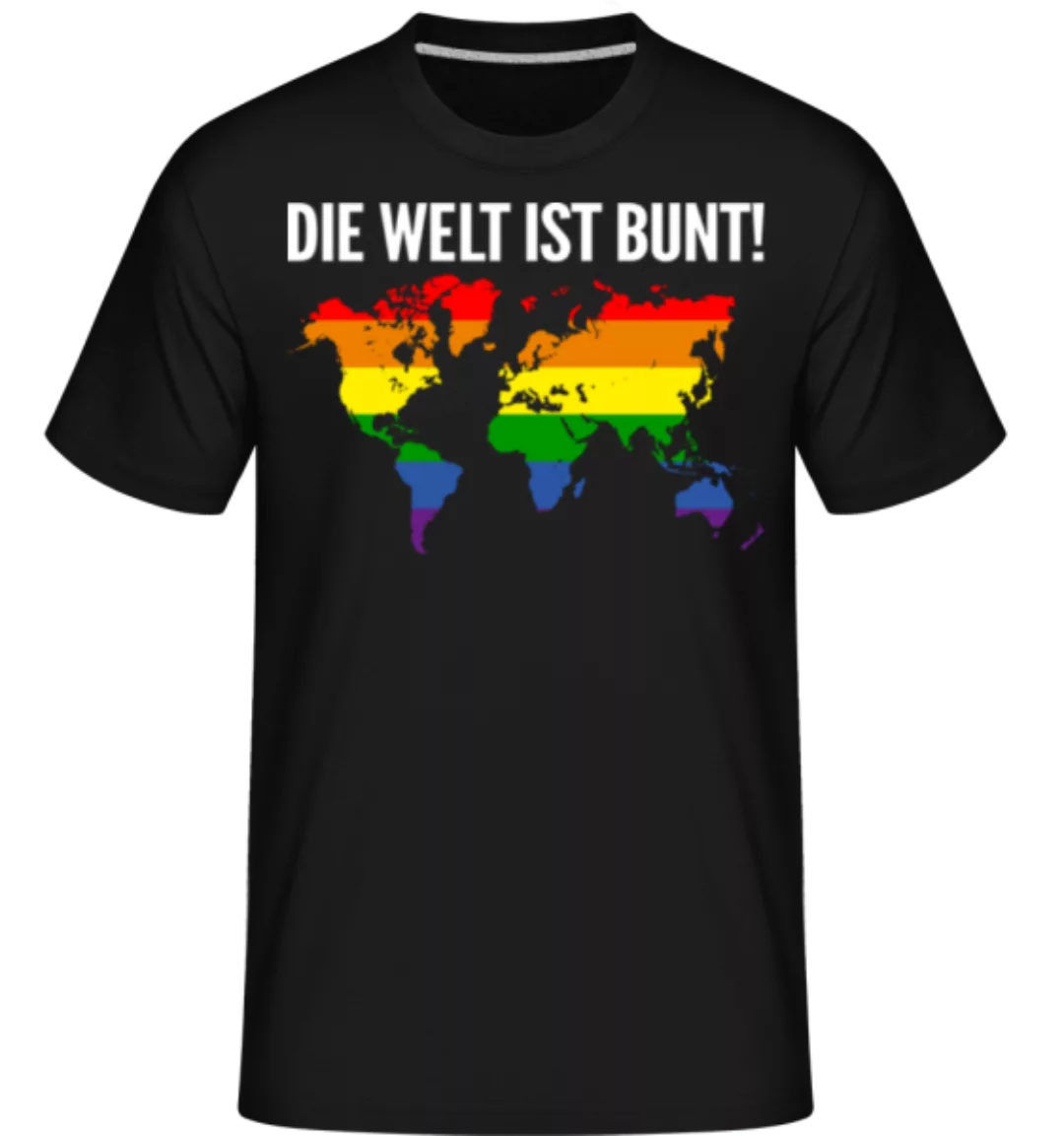 LGBTQ Die Welt Ist Bunt · Shirtinator Männer T-Shirt günstig online kaufen