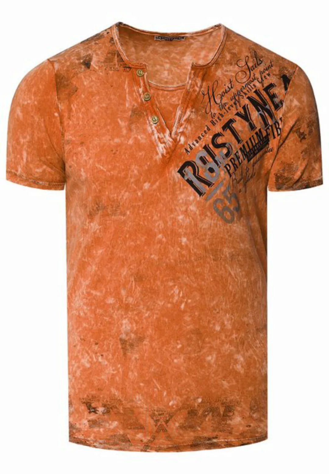 Rusty Neal T-Shirt im coolen Used-Look-Design günstig online kaufen