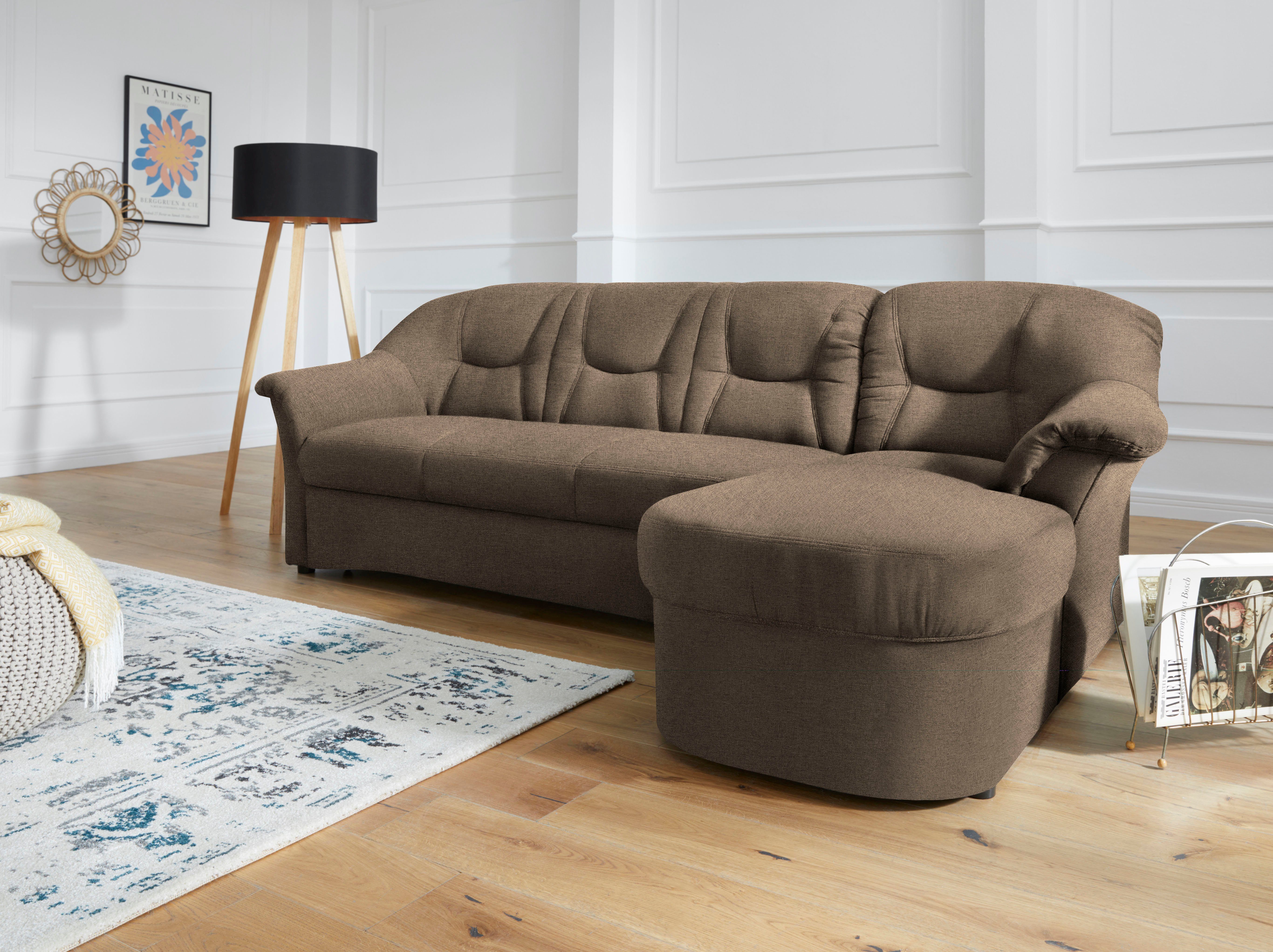 DOMO collection Ecksofa "Sarafina zeitlos und komfortabel, optional mit Fed günstig online kaufen