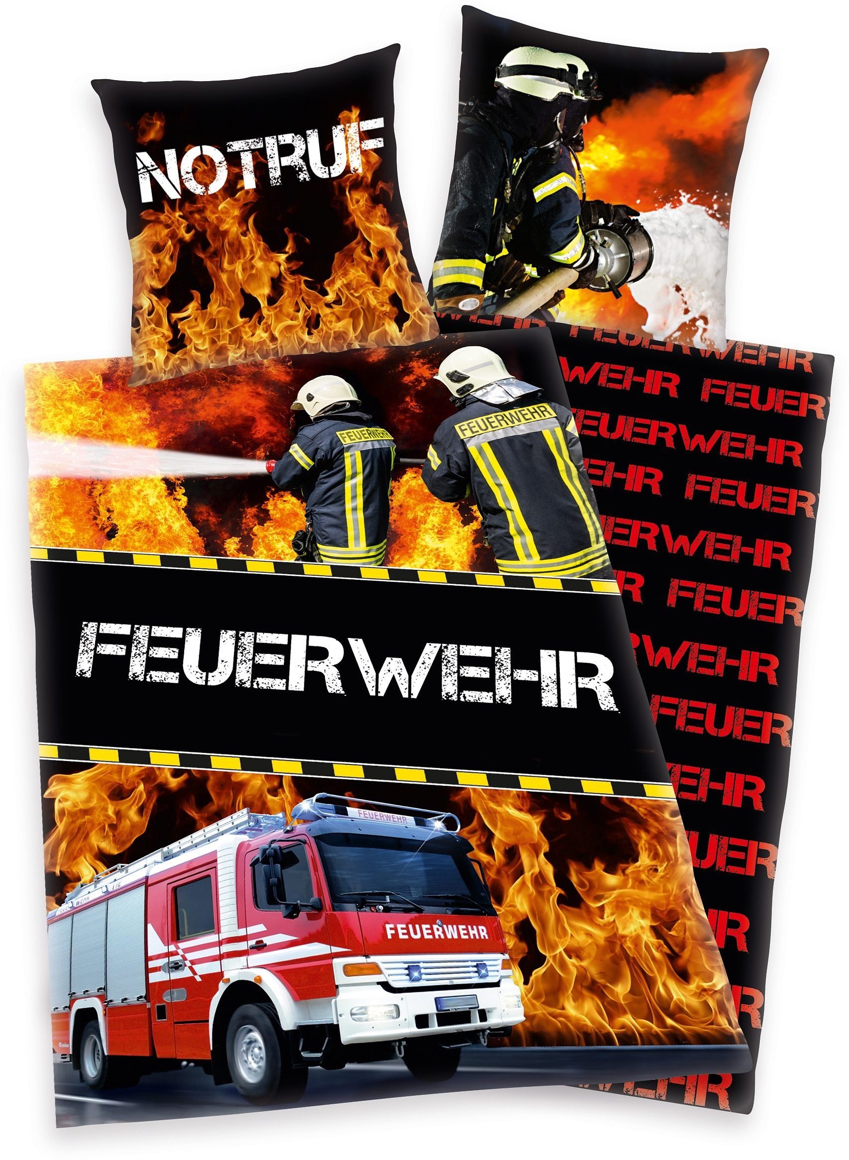 Herding Young Collection Bettwäsche Feuerwehr Bettwäsche günstig online kaufen