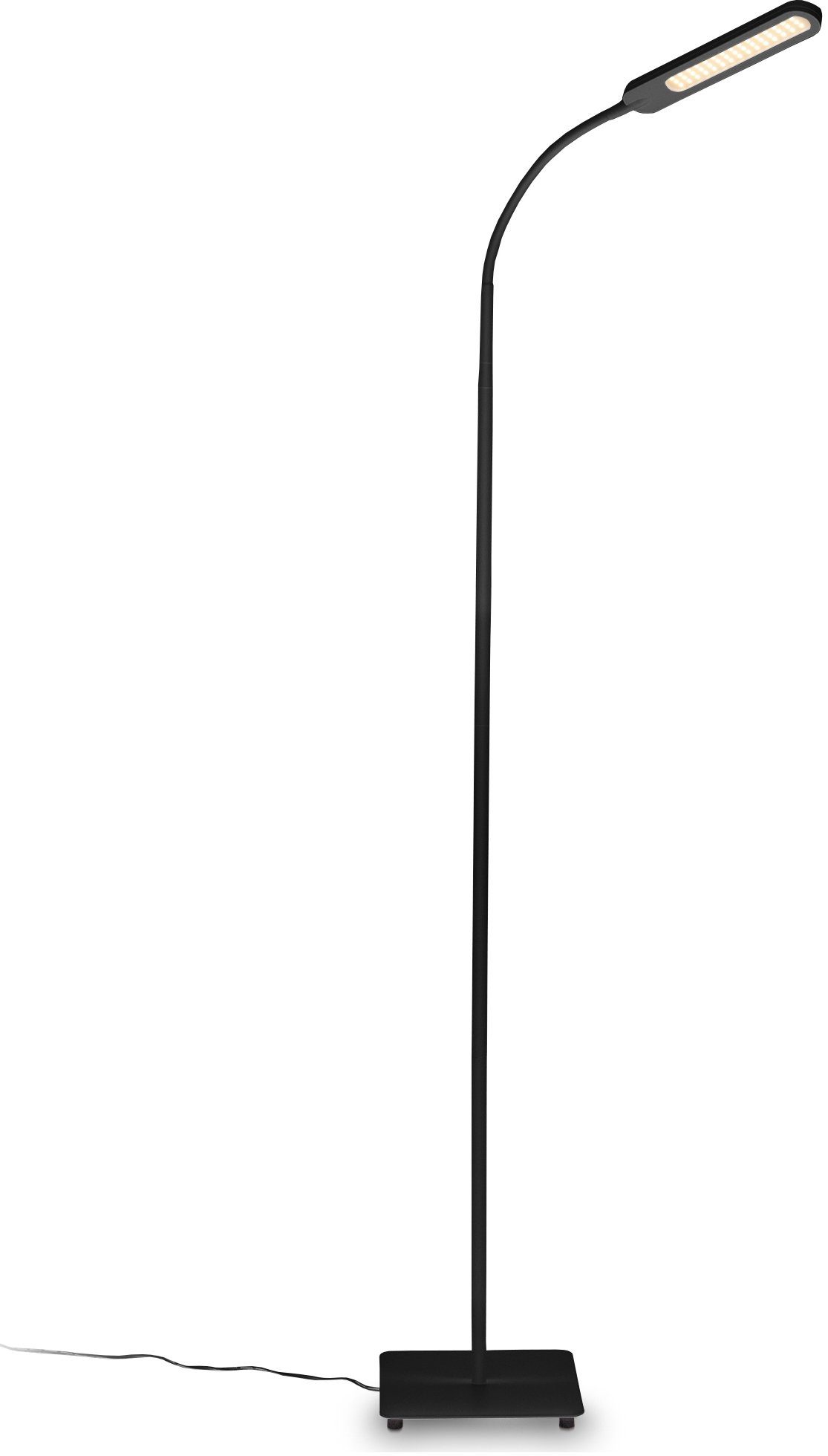 B.K.Licht Stehlampe LED Stehleuchte Schwarz Dimmbar günstig online kaufen