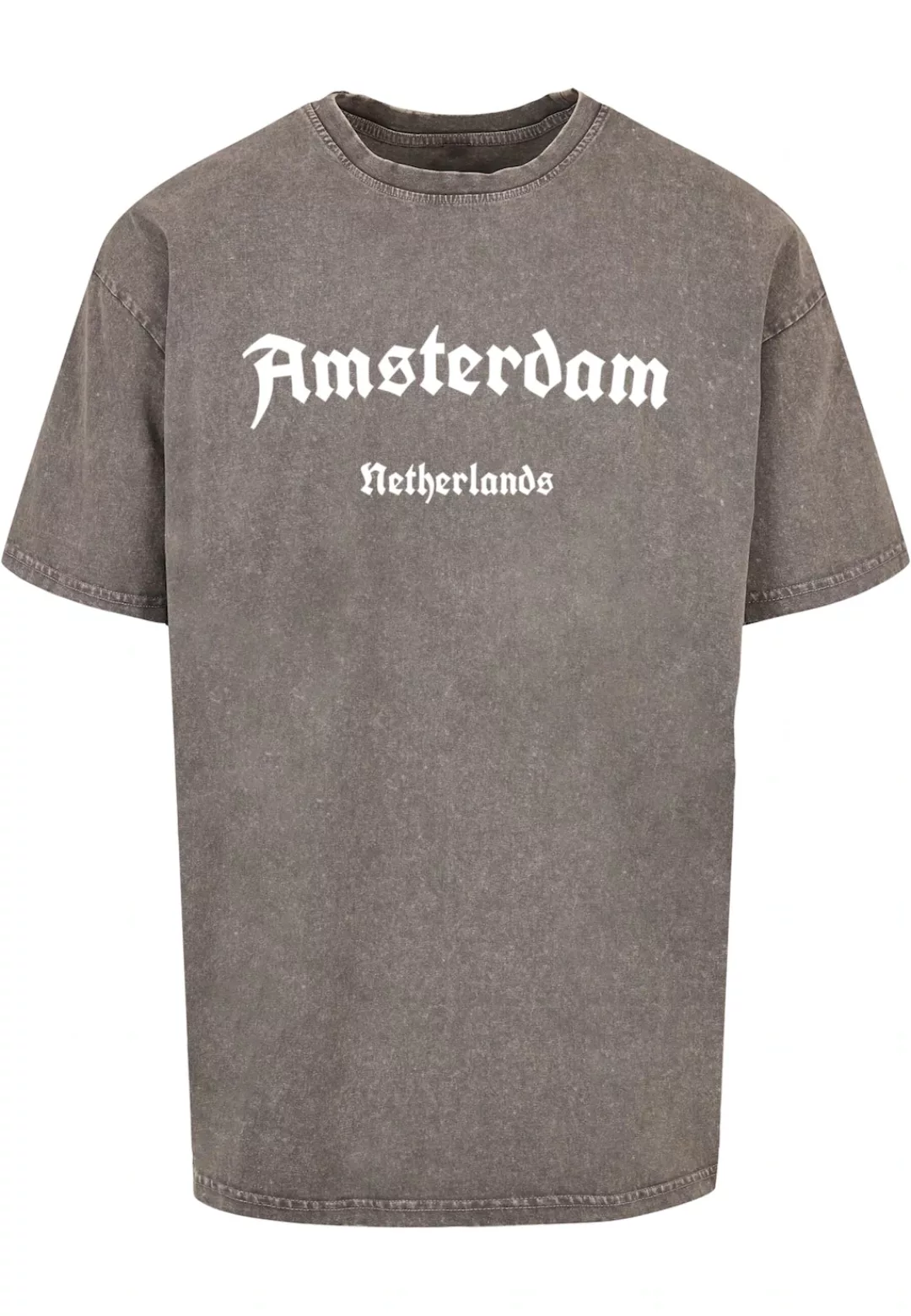 Merchcode T-Shirt "Merchcode Herren Amsterdam X Acid Washed Heavy Oversize günstig online kaufen