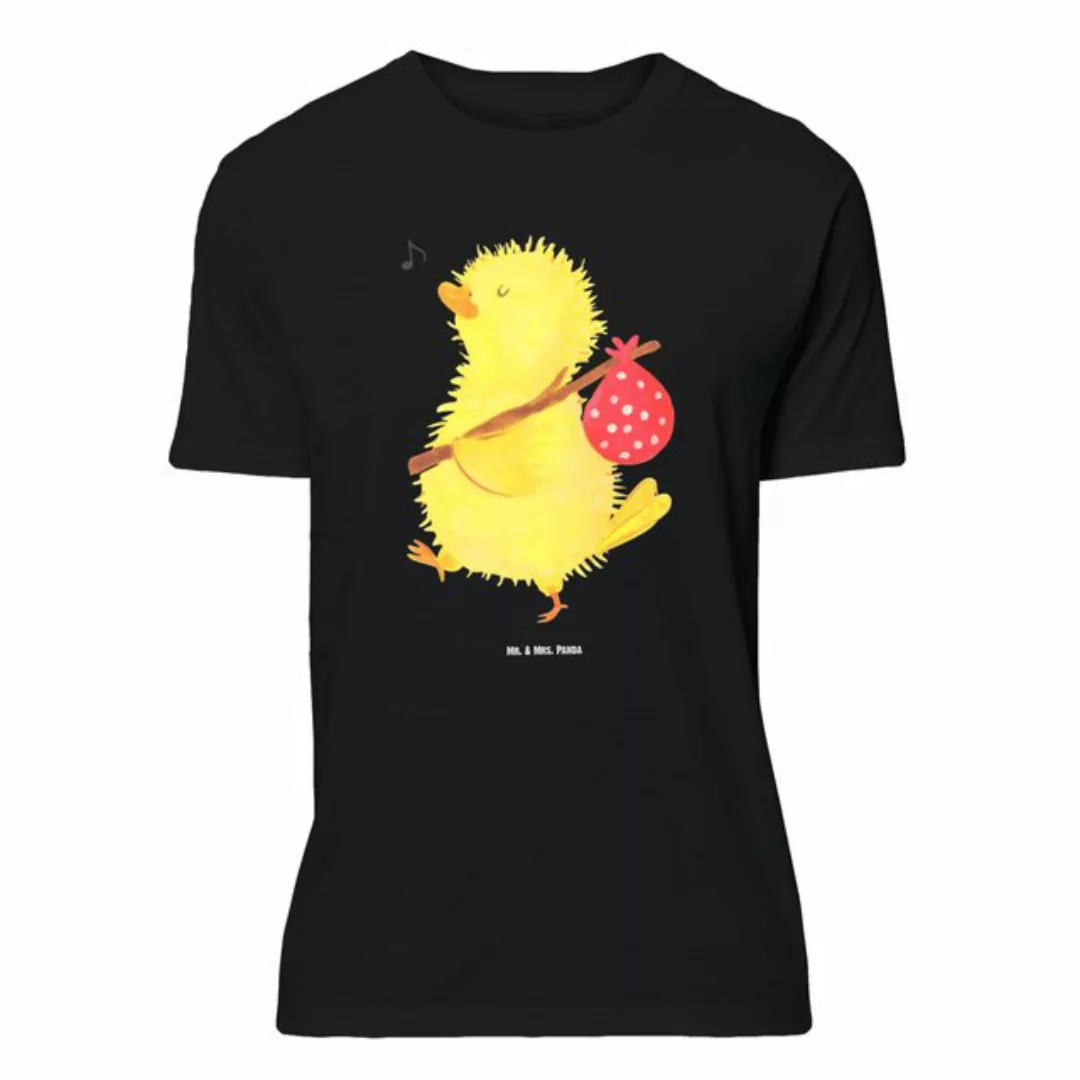 Mr. & Mrs. Panda T-Shirt Küken Wanderer - Schwarz - Geschenk, Reisen, Oster günstig online kaufen