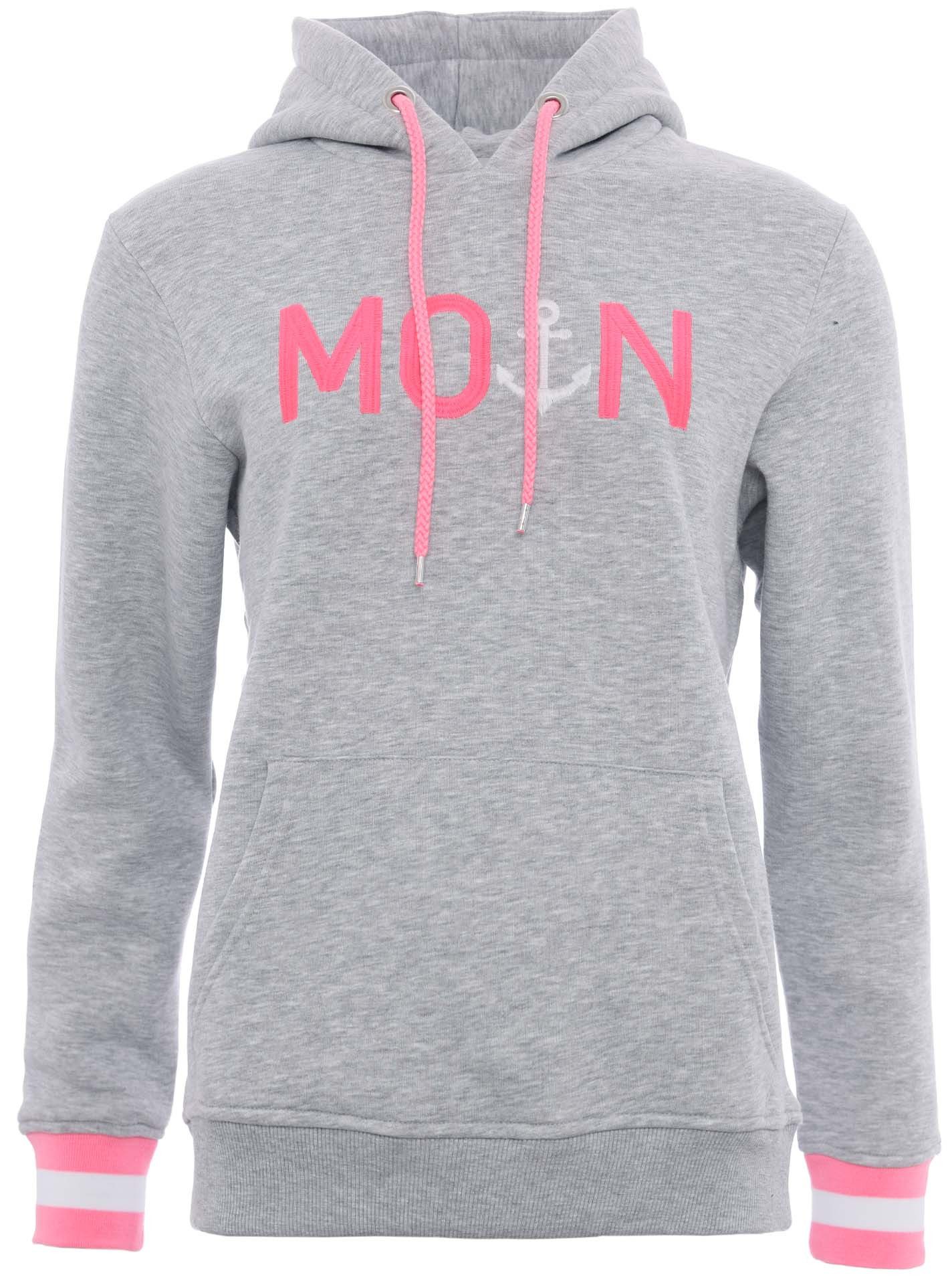 Zwillingsherz Hoodie "Rahel" Kontrastbündchen, Kängurutasche, Langarm, günstig online kaufen