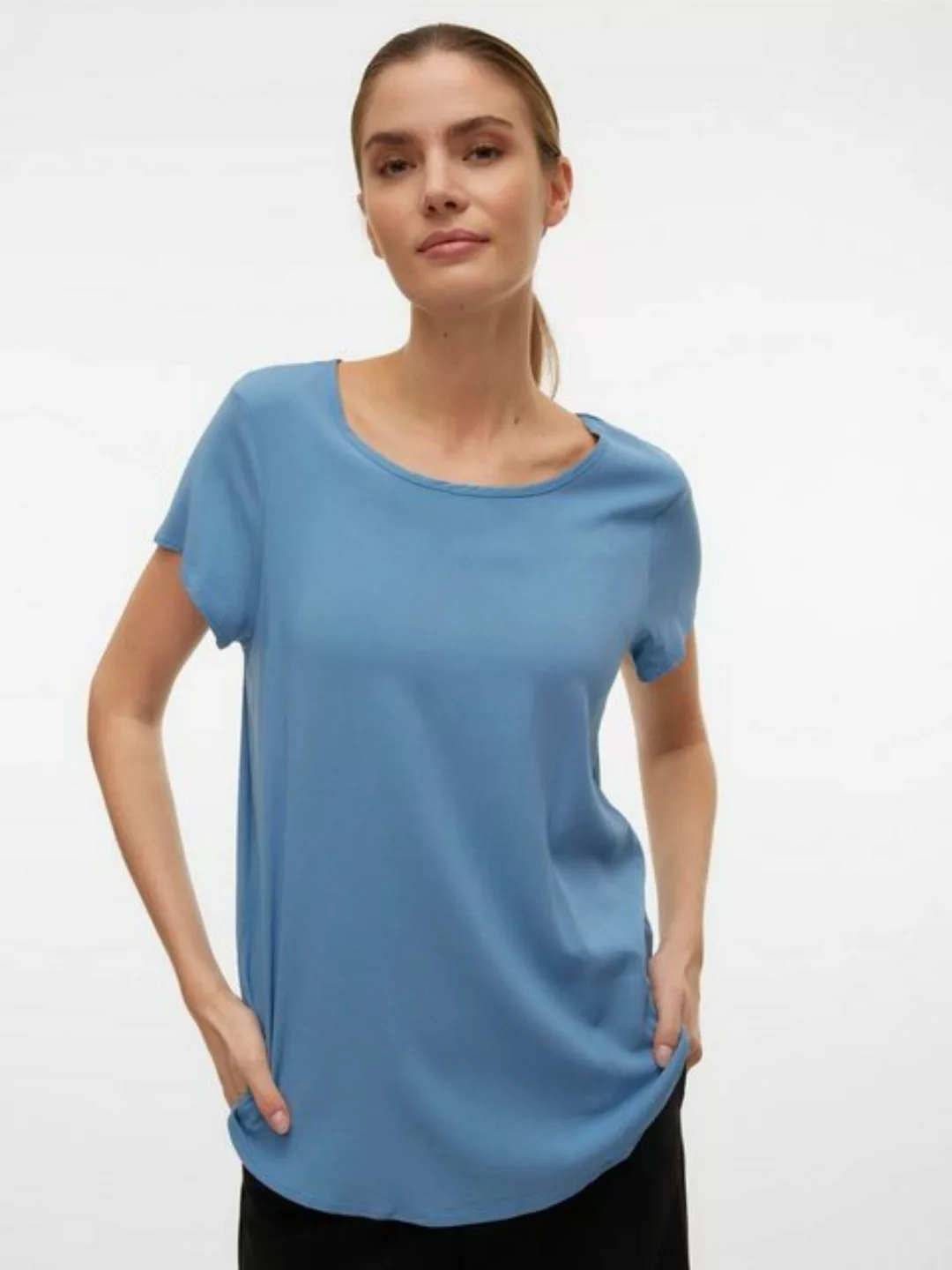 Vero Moda Blusenshirt VMBELLA SS TOP WVN GA NOOS günstig online kaufen