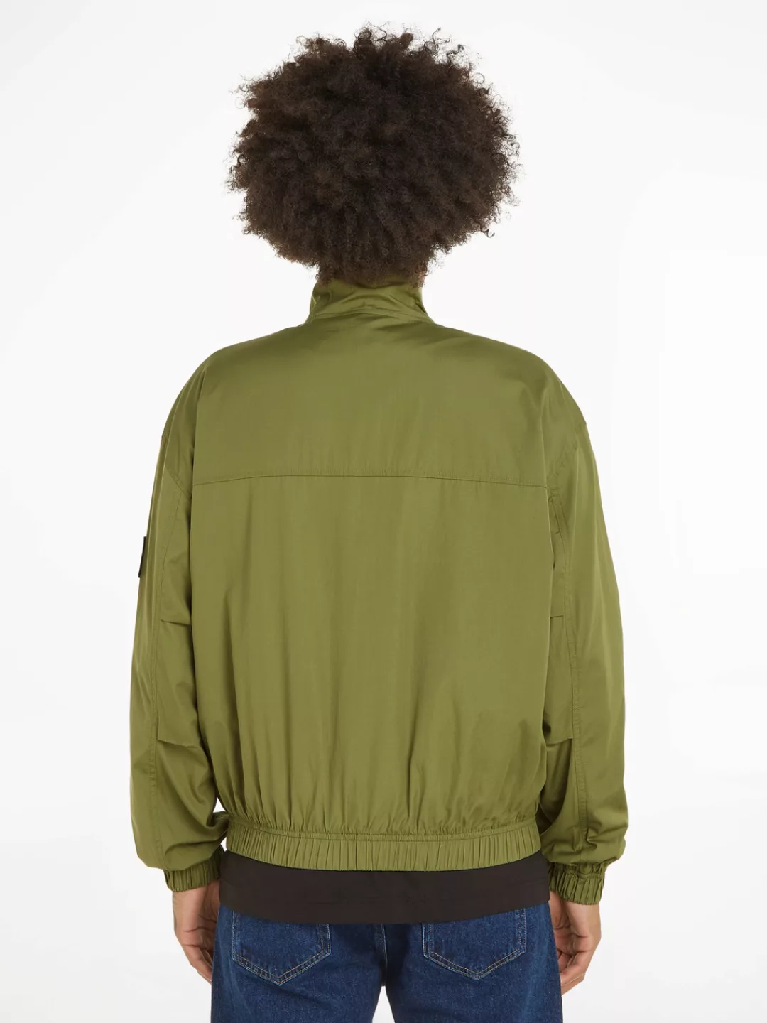 Calvin Klein Jeans Outdoorjacke CASUAL UTILITY HARRINGTON mit Logopatch günstig online kaufen