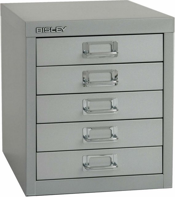 Bisley Aktenschrank MultiDrawer Schubladenschrank in Silber - Maße: H 33 x günstig online kaufen