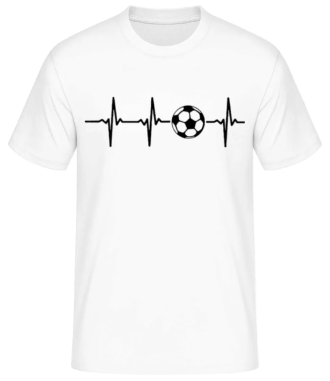 Heart Rate Football · Männer Basic T-Shirt günstig online kaufen