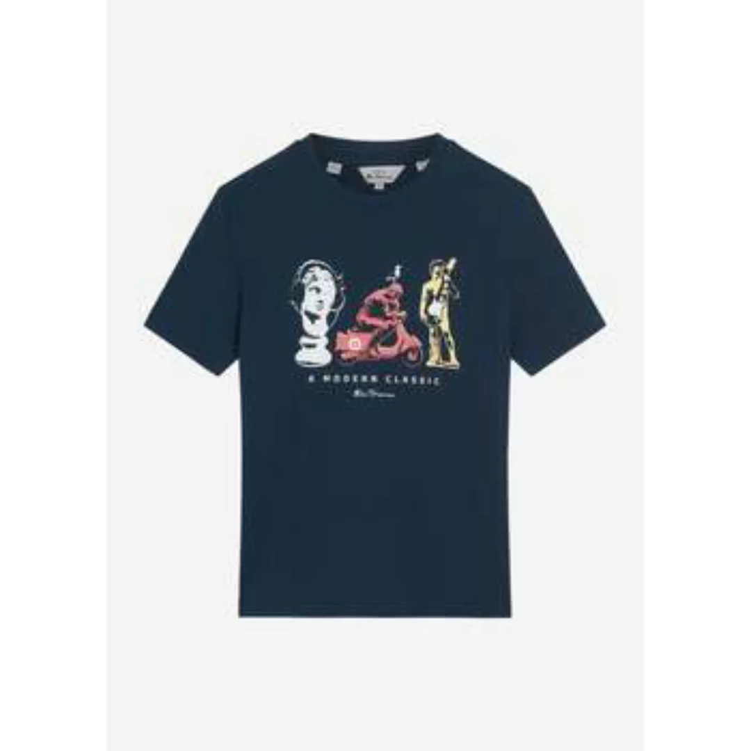 Ben Sherman  T-Shirts & Poloshirts Statue tee - dark navy günstig online kaufen