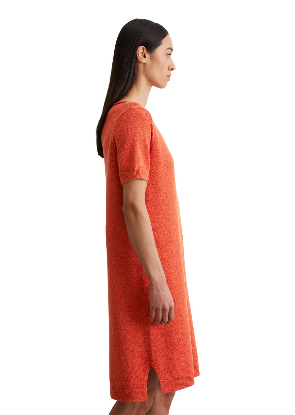 Marc OPolo Strickkleid "aus Bio-Baumwolle-Leinen-Mix" günstig online kaufen