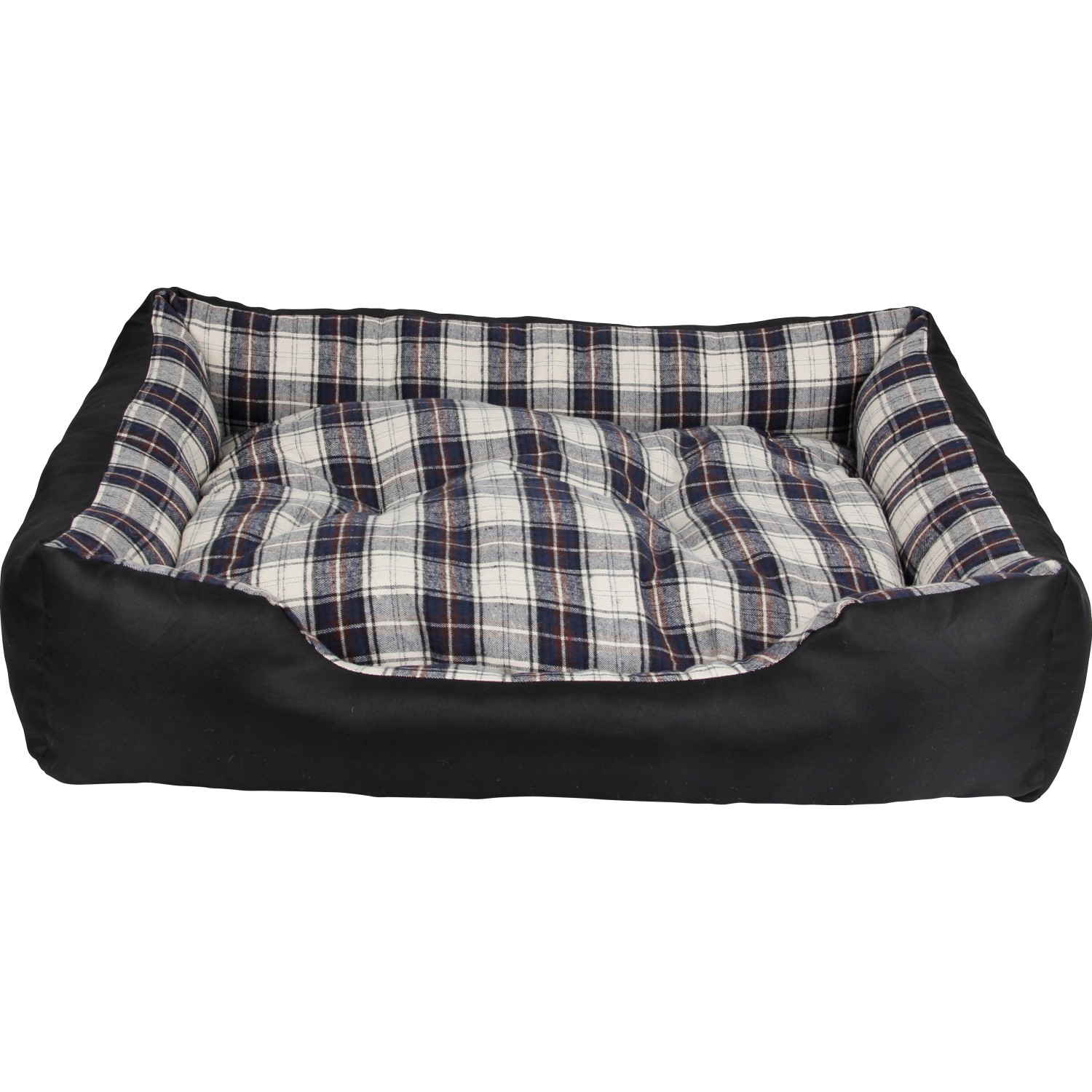 Heim Hunde-und Katzenbett mit herausnehmbarem Kissen 75 cm x 58 cm x 19 cm günstig online kaufen