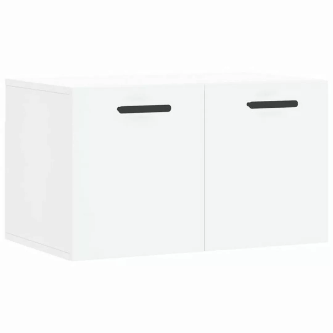 vidaXL Hängeschrank Wandschrank Hängeschrank Aufbewahrung Weiß 60x36,5x35 c günstig online kaufen