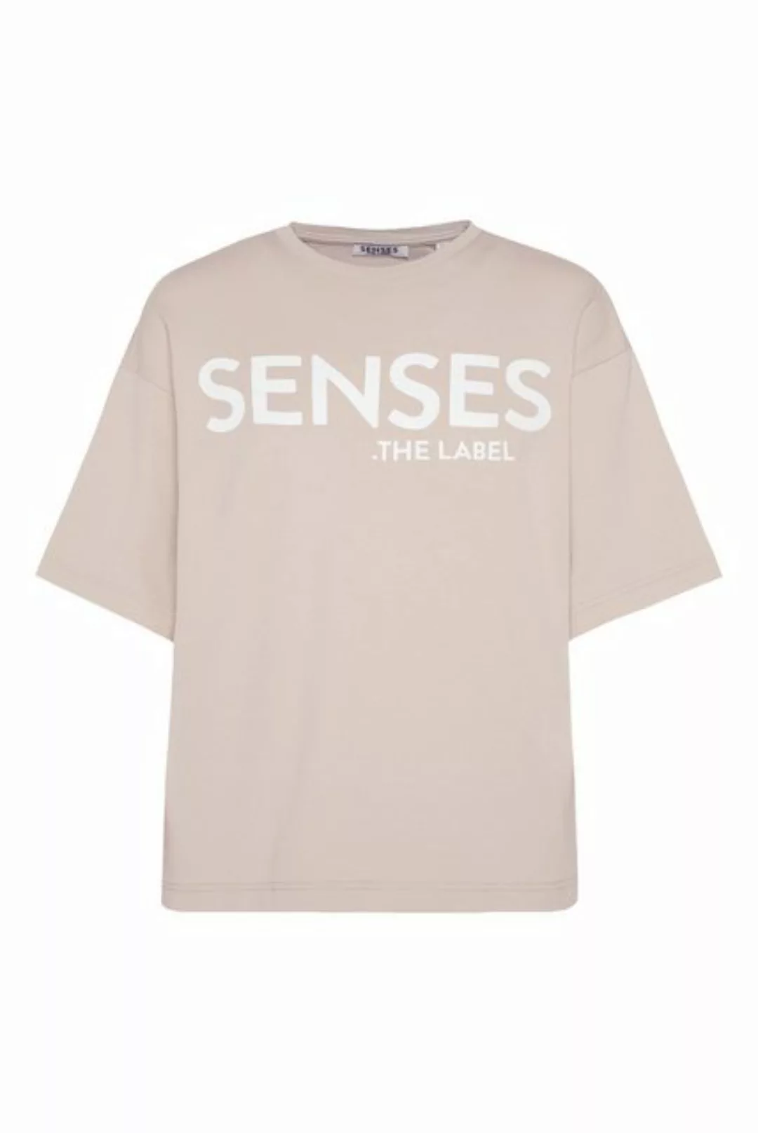 SENSES.THE LABEL Rundhalsshirt aus Baumwolle günstig online kaufen