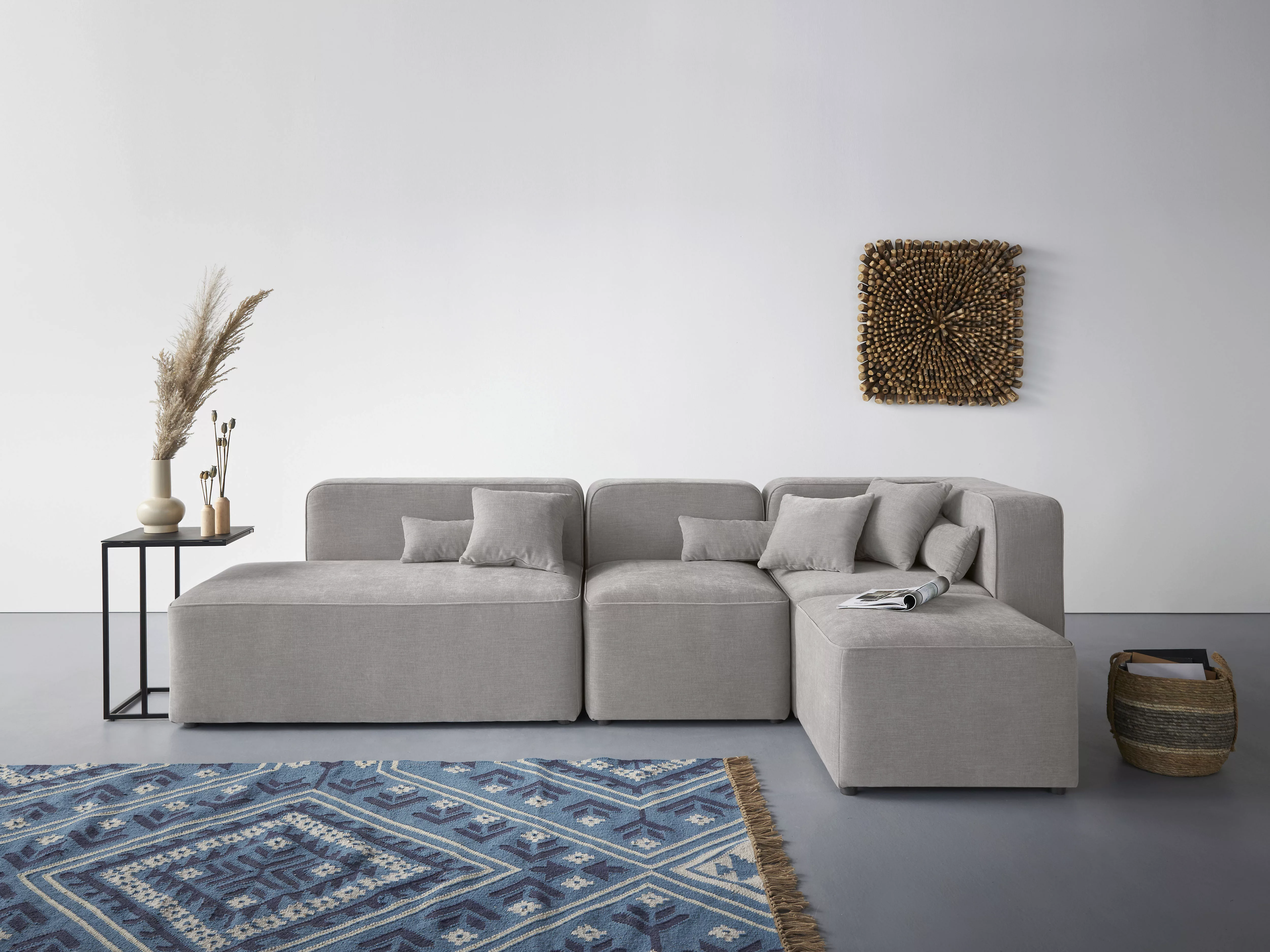 andas Ecksofa "Sundstrup L-Form", Modulserie, individuelle Zusammenstellung günstig online kaufen