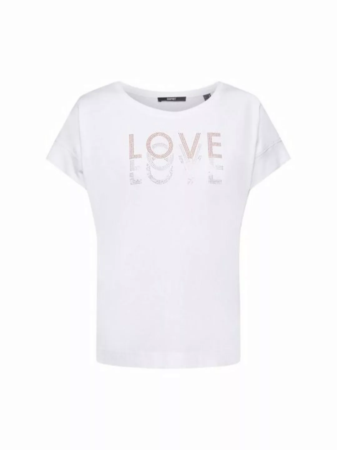 Esprit Collection T-Shirt Jersey-T-Shirt mit Applikation (1-tlg) günstig online kaufen