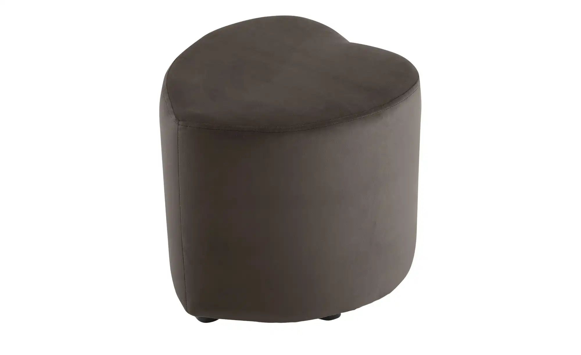 Hocker  Love  ¦ braun ¦ Maße (cm): B: 45 H: 47 T: 47.0 Polstermöbel > Hocke günstig online kaufen