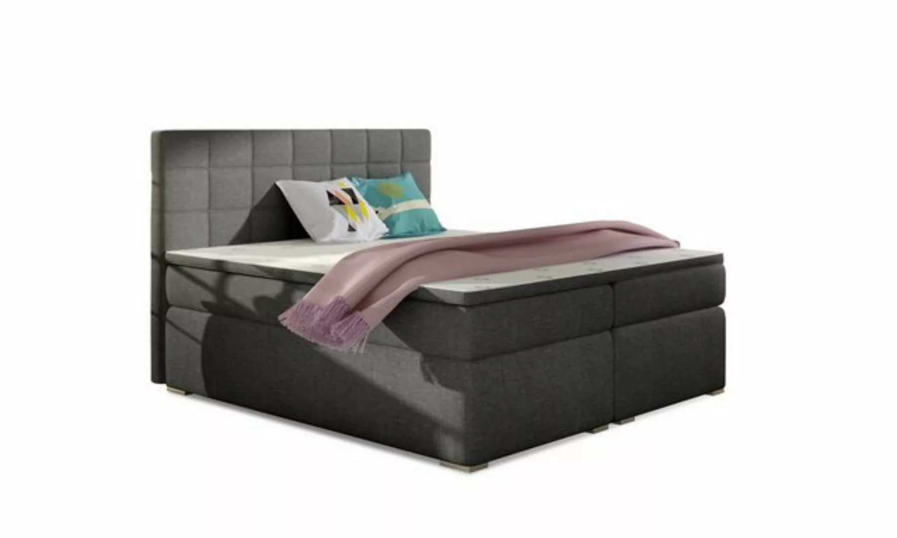 Best for Home Boxspringbett Alice mit Bettkasten Bonellfederkern inkl. 4 cm günstig online kaufen