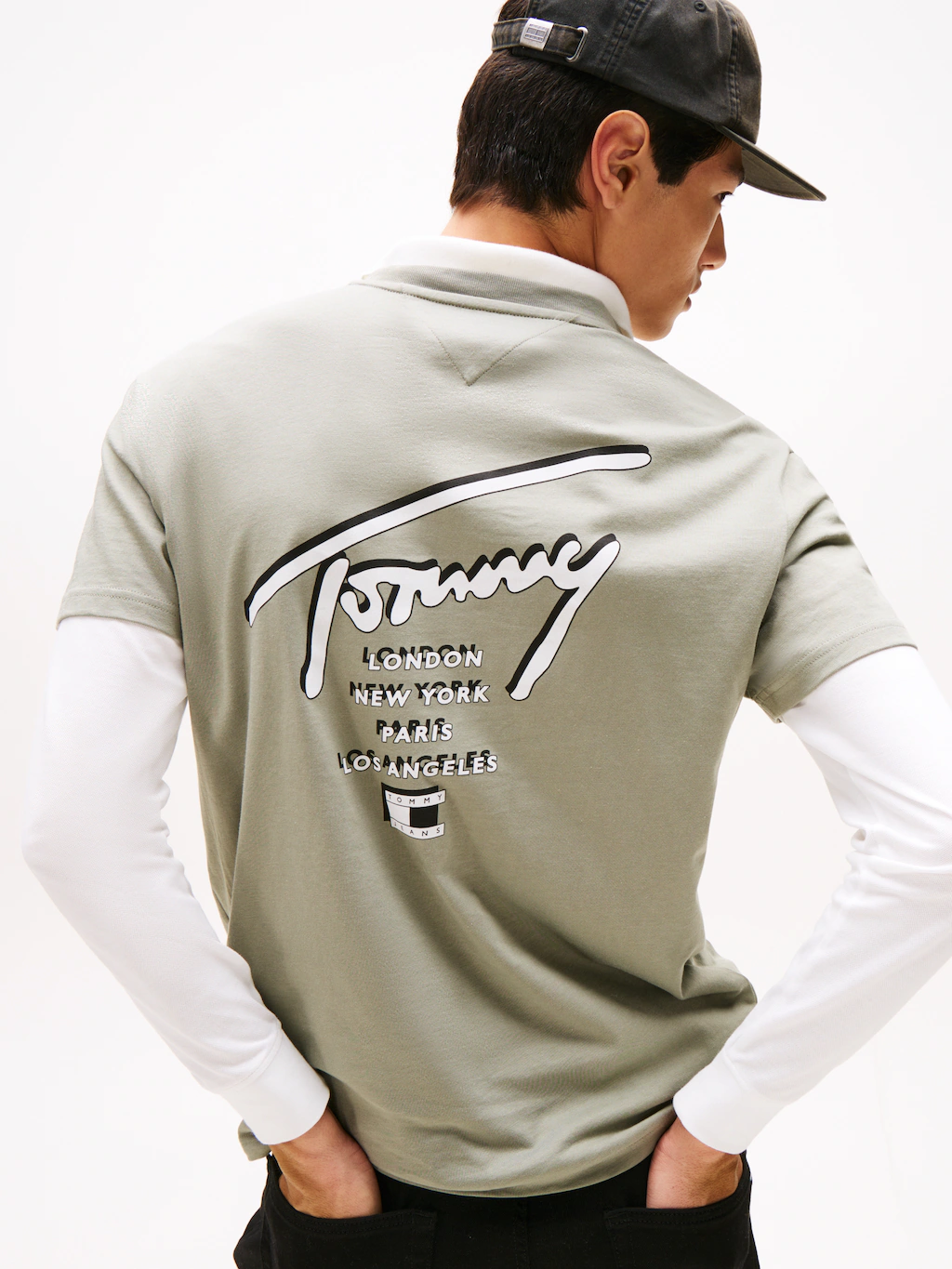 Tommy Jeans T-Shirt "TJM SIGN CITY TEE EXT", Rundhals, regular fit, großer günstig online kaufen