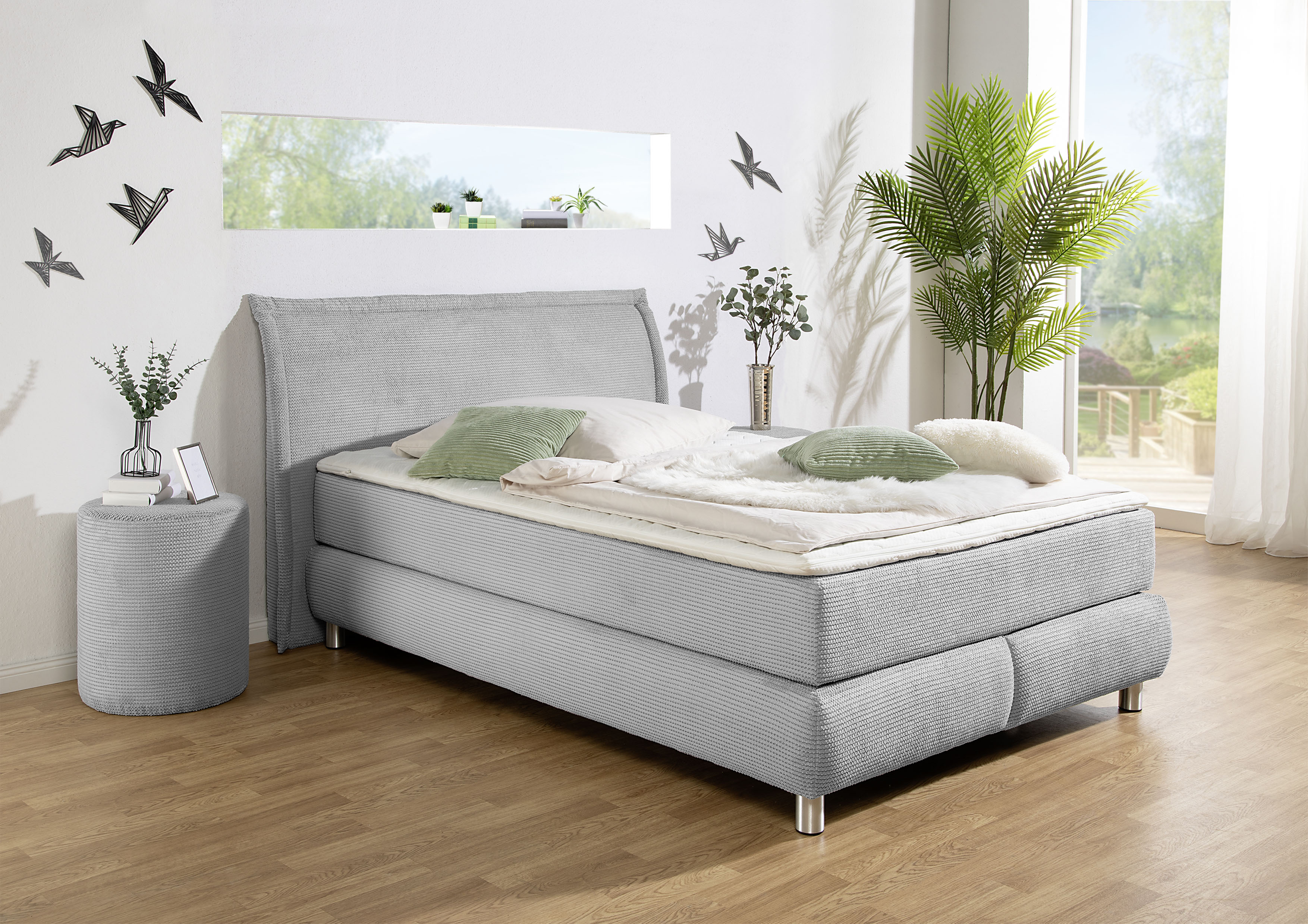 INOSIGN Boxspringbett ""Coloma" erhältlich in H2, H3 oder H4 inkl. Topper", günstig online kaufen