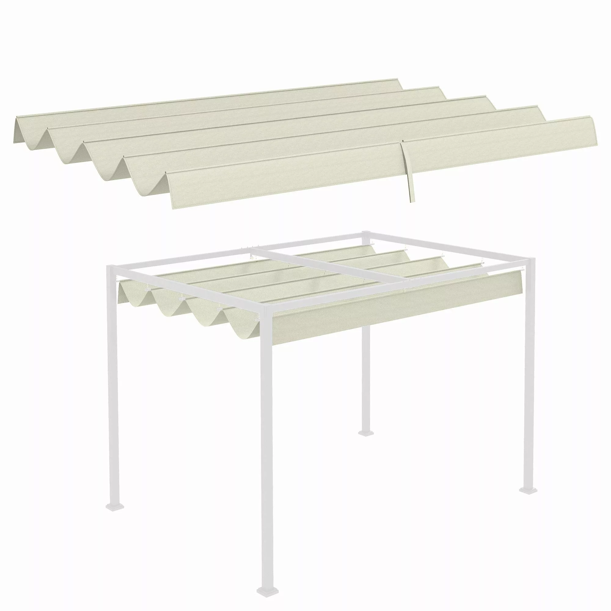 Outsunny Pavillon-Ersatzdach für 2,85 x 2 günstig online kaufen