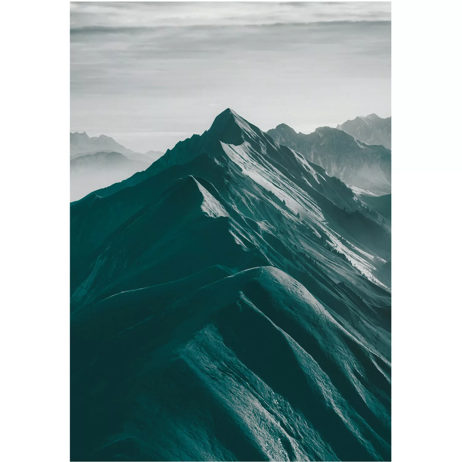 Komar Bild "Mountain Top", Natur, (1 St.), Wandbild zur Dekoration - ohne R günstig online kaufen