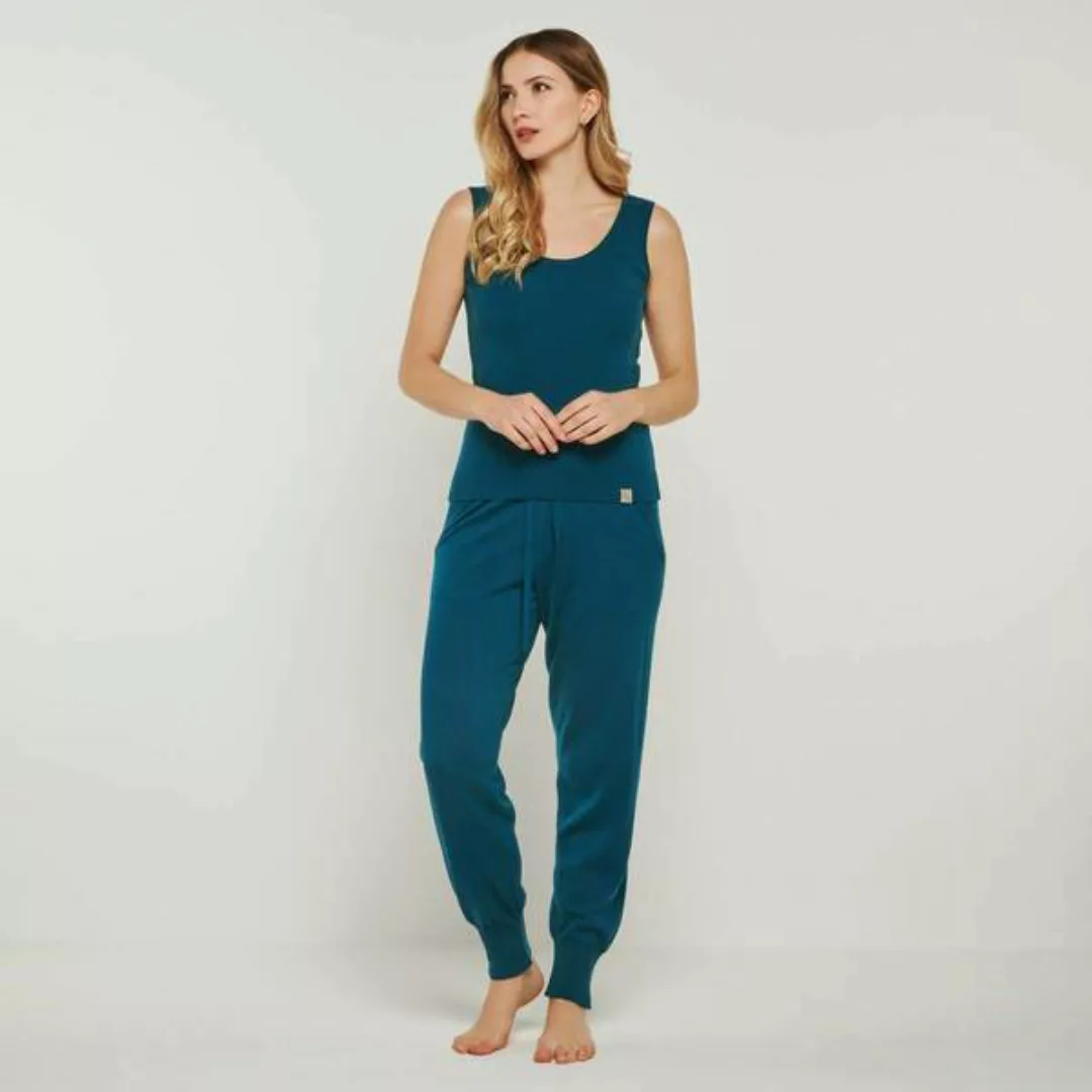 Merino Loungewear Set "Stricktop Blossom & Jogging-strickhose Bella" günstig online kaufen