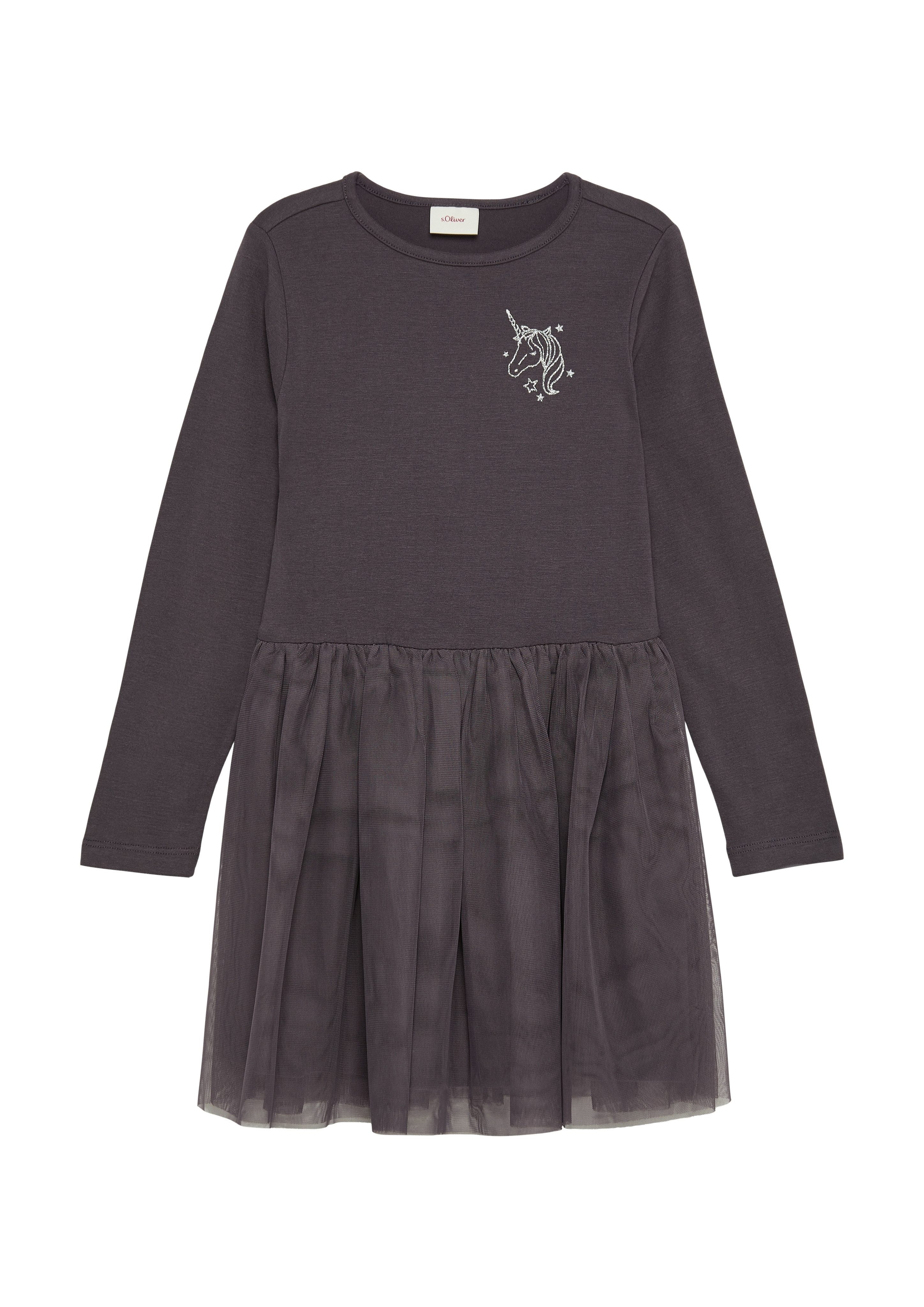 s.Oliver Junior Sweatkleid mit Rock aus günstig online kaufen