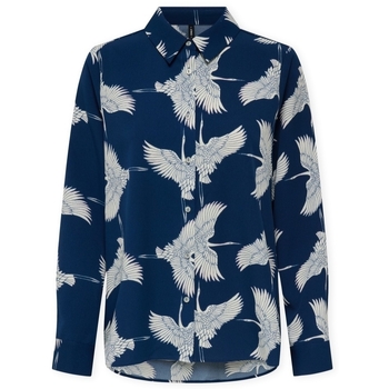 Only  Hemdbluse Nova Life Vis Shirt - Blue Dephts günstig online kaufen