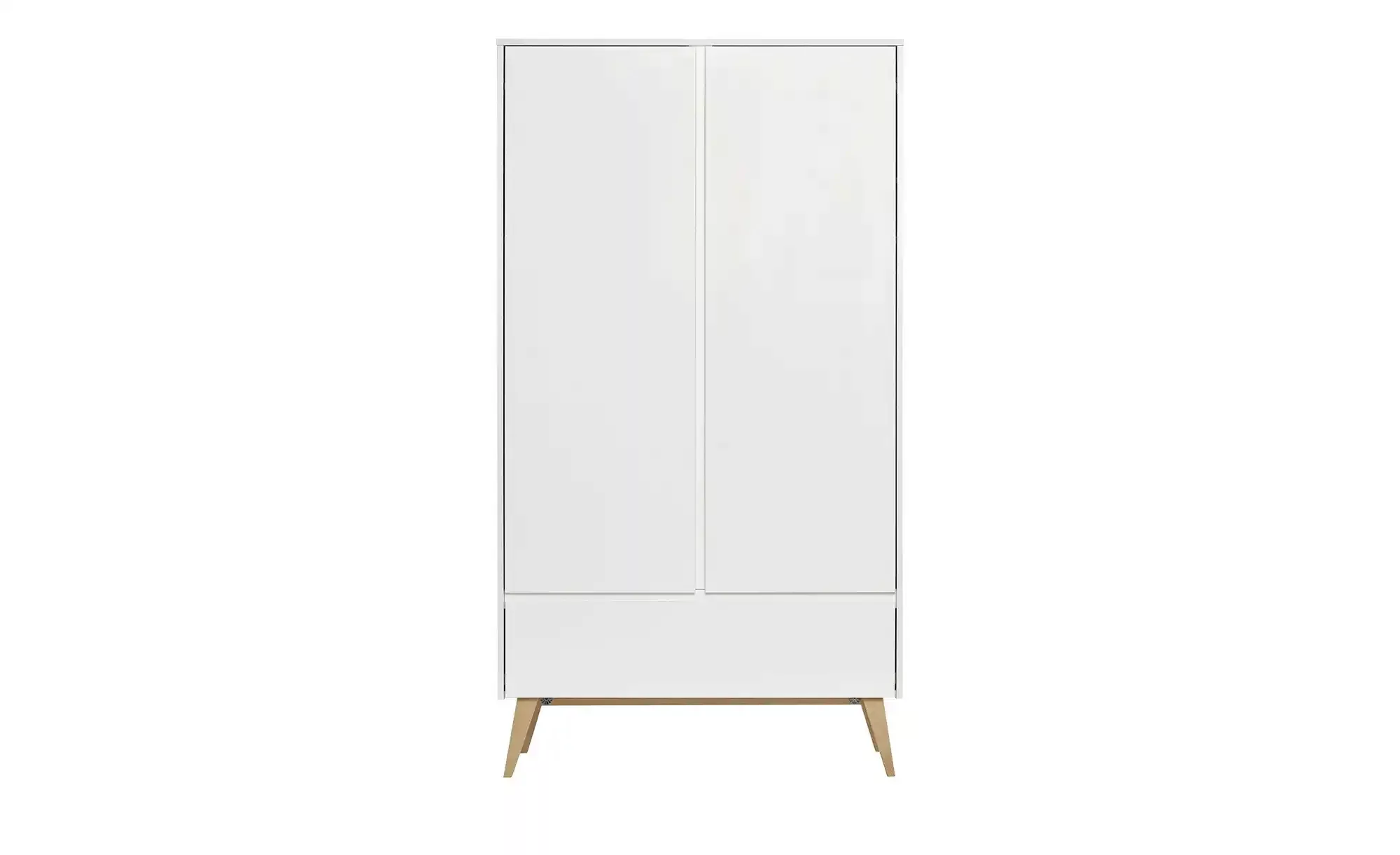 Kleiderschrank  Swing ¦ weiß ¦ Maße (cm): B: 100 H: 199,5 T: 52,5 Baby > Ba günstig online kaufen