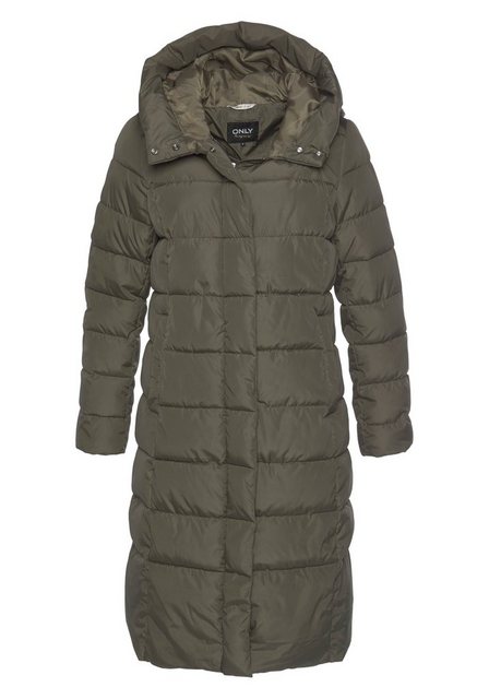 ONLY Steppmantel ONLTINA PUFFER X LONG COAT OTW mit Kapuze günstig online kaufen