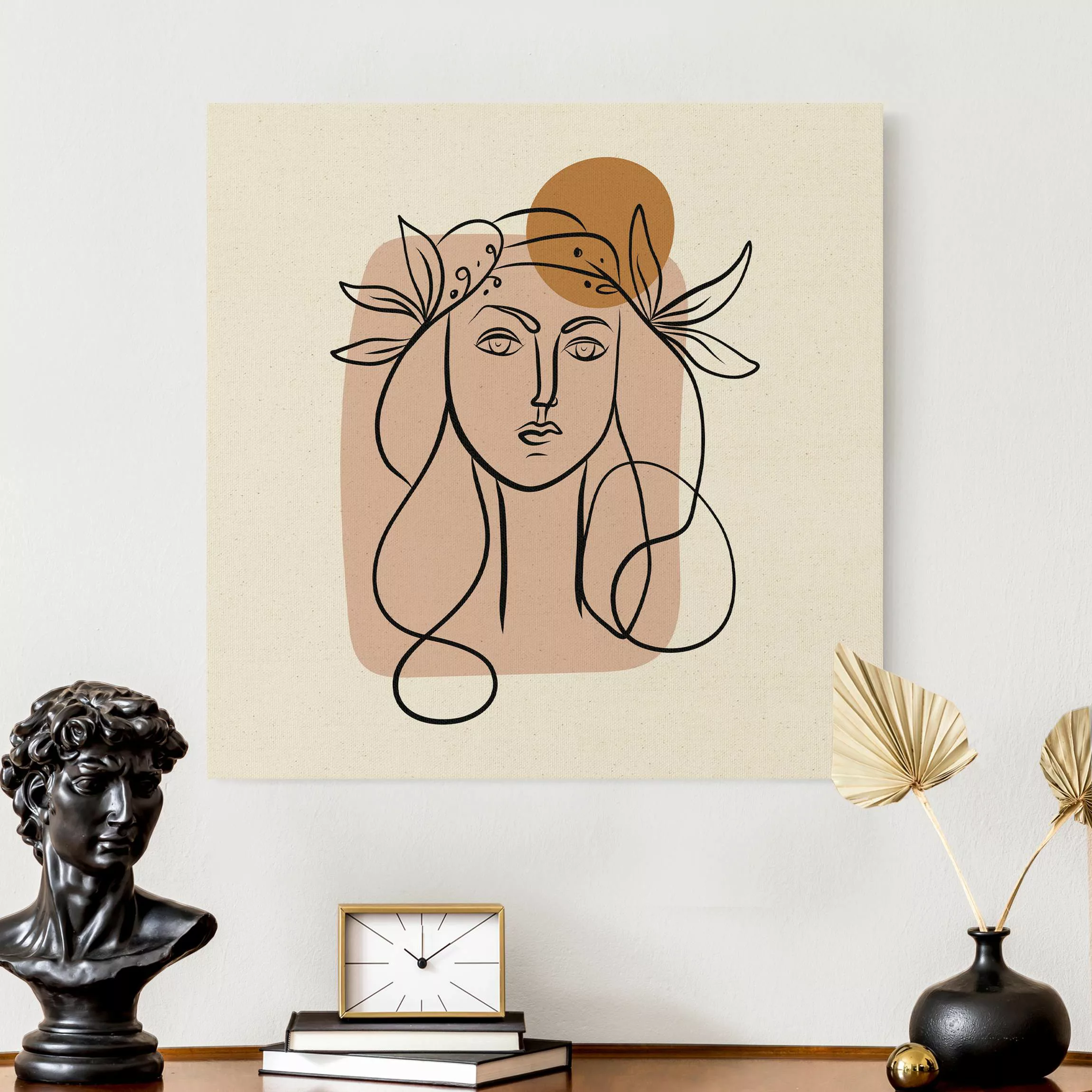 Leinwandbild auf Naturcanvas Picasso Interpretation - Die Muse III günstig online kaufen