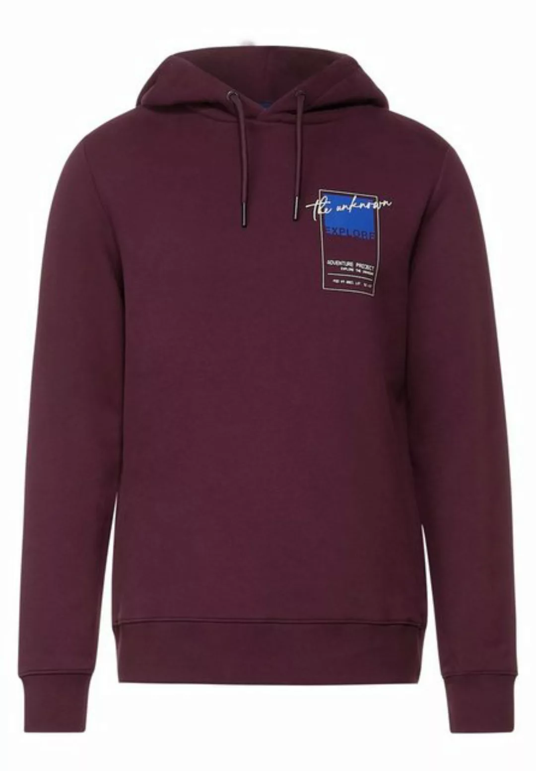 STREET ONE MEN Kapuzensweatshirt, mit Printdetail günstig online kaufen