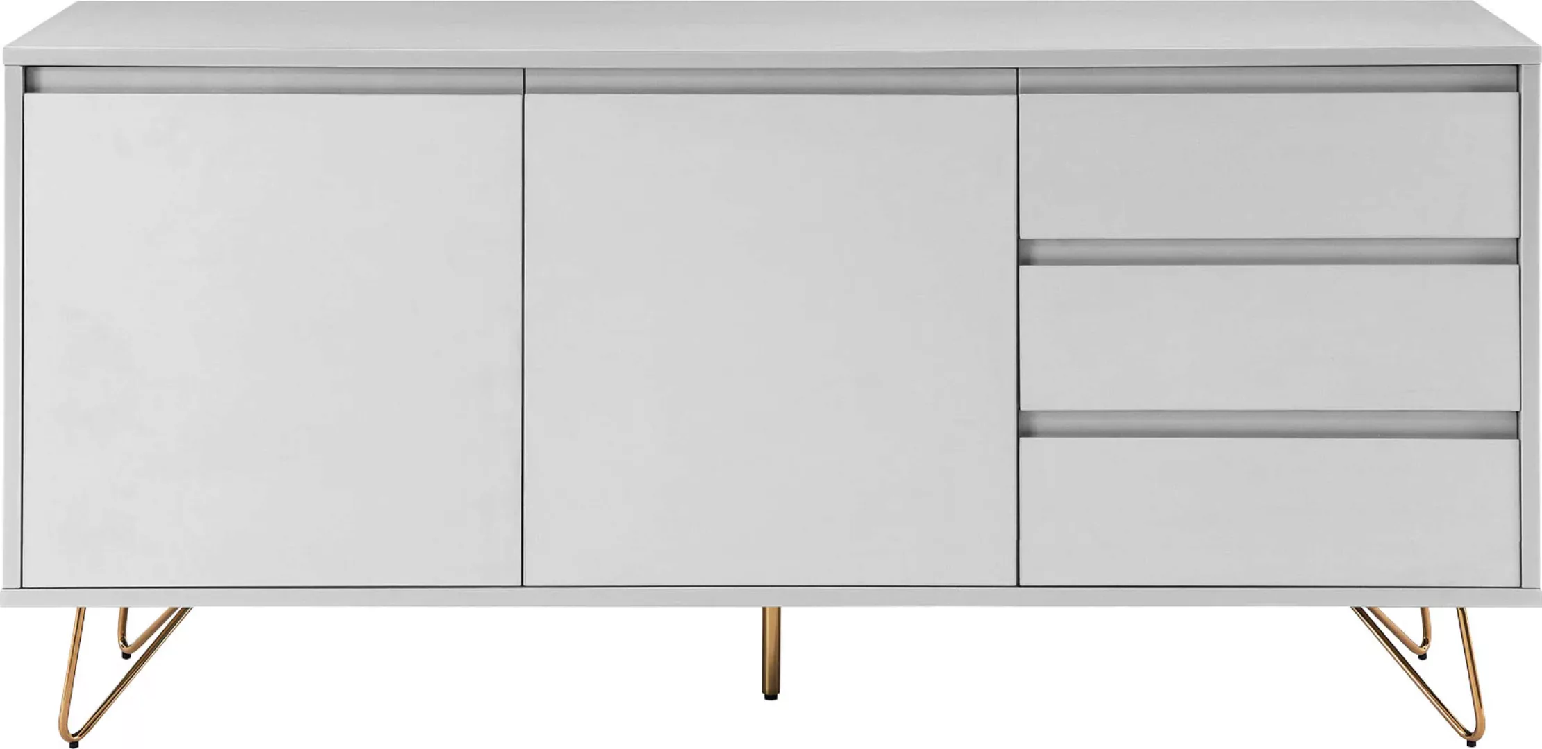 SalesFever Sideboard, mit Hairpin Beinen, Anrichte mit matter Lackierung, i günstig online kaufen