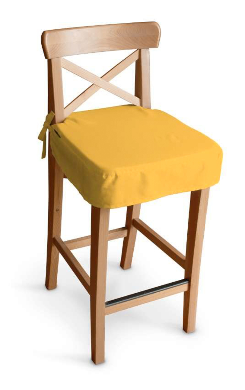 Sitzkissen für Barhocker Ingolf, gelb, Barstuhl  Ingolf, Loneta (133-40) günstig online kaufen