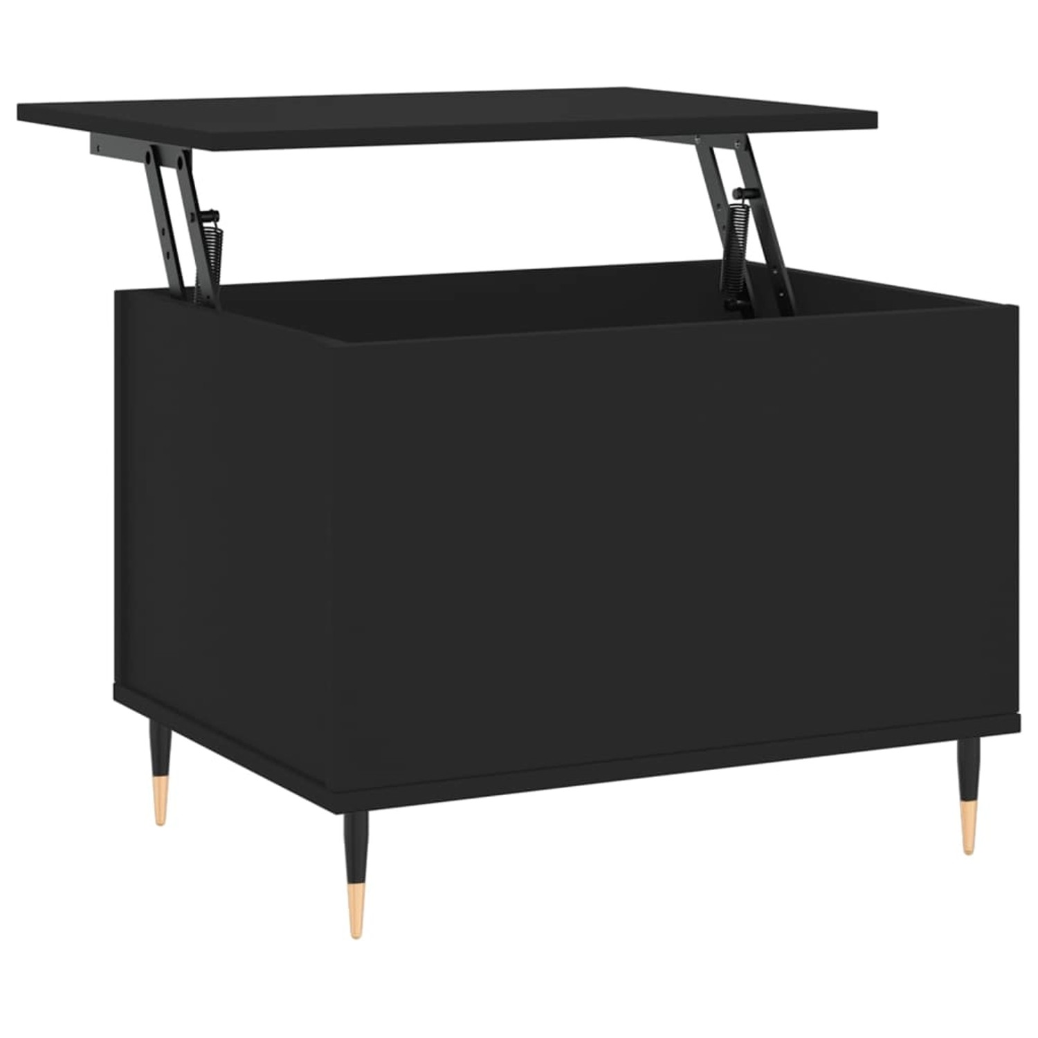 vidaXL Couchtisch Schwarz 60x44,5x45 cm Holzwerkstoff Modell 1 günstig online kaufen