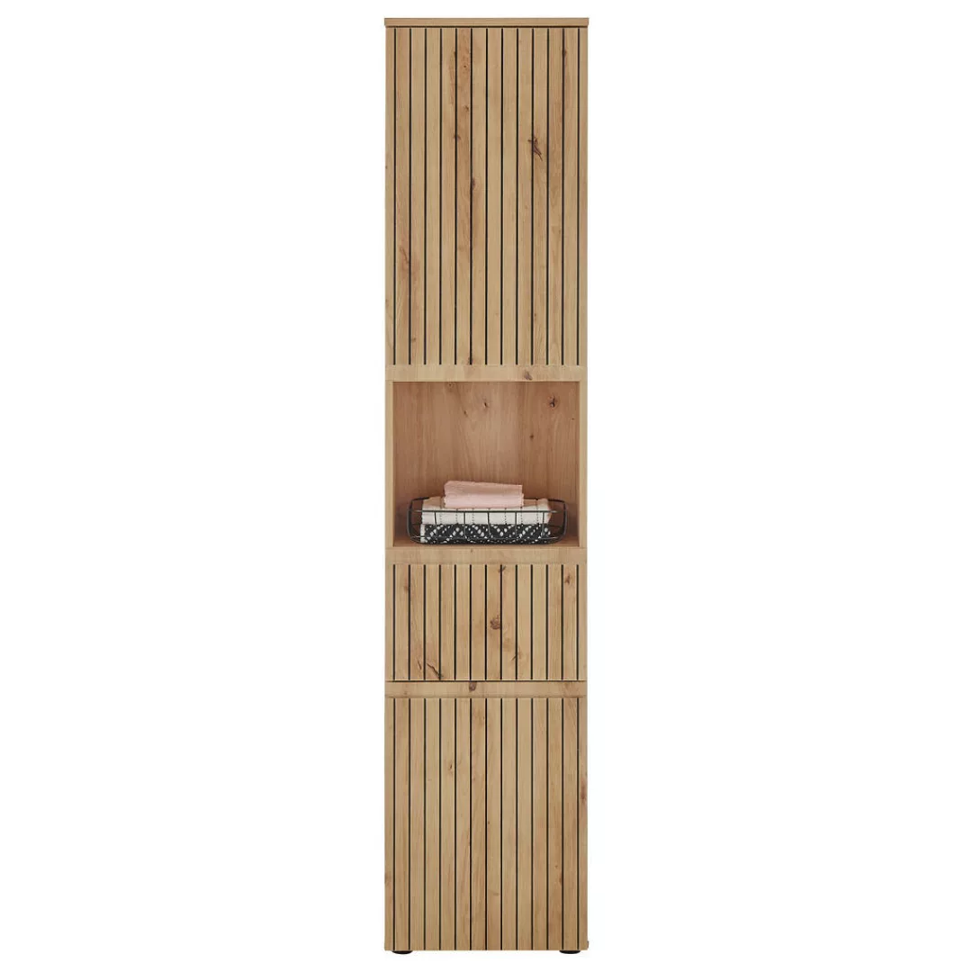 Hochschrank Austin Artisan Oak Nachbildung B/H/T: ca. 40x136x31 cm günstig online kaufen